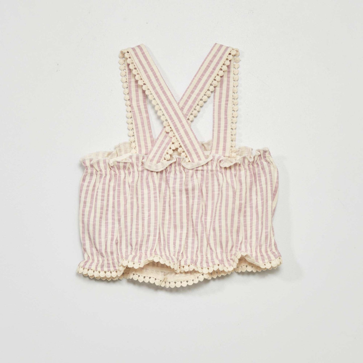 Stylish cropped vest top PURPLE