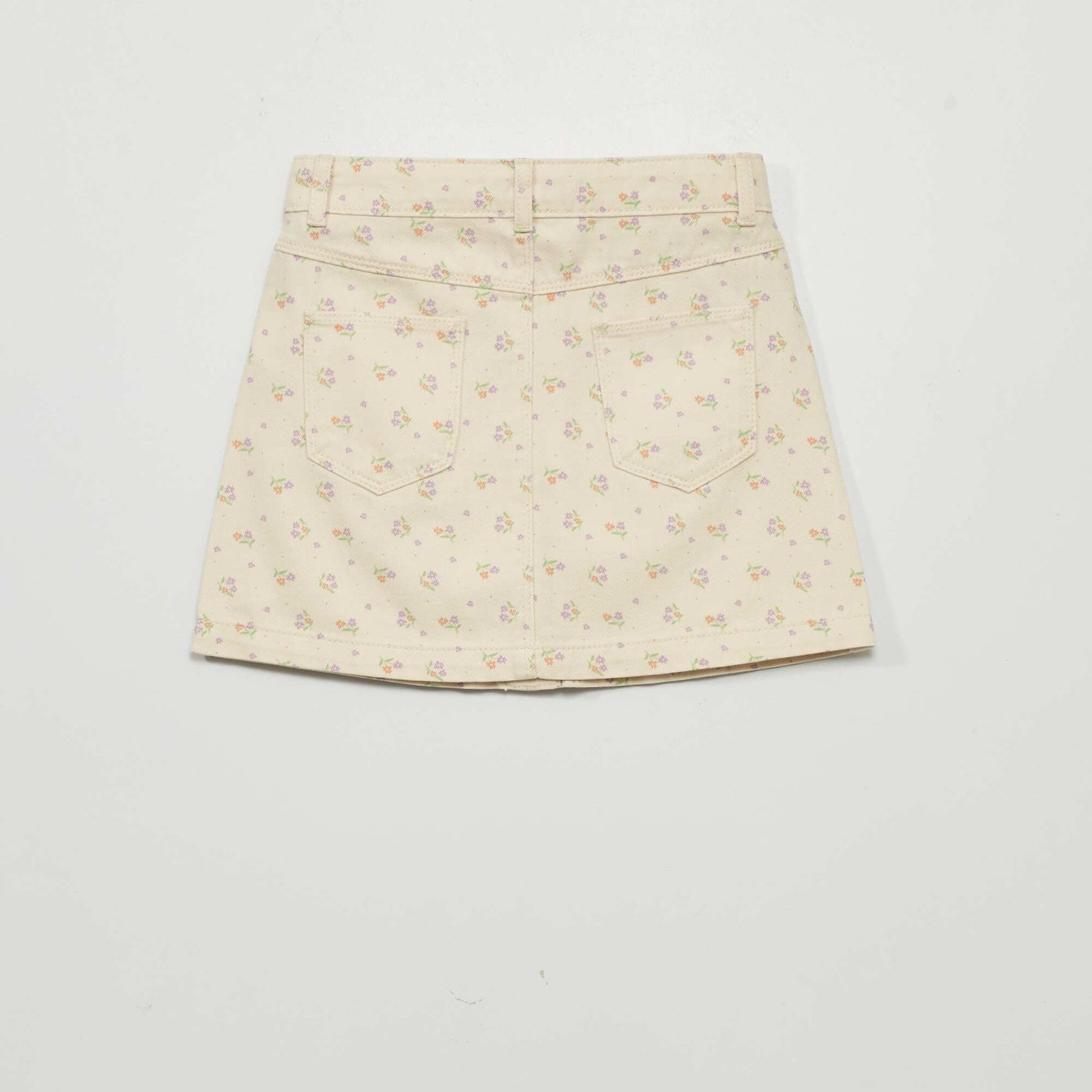 Denim skirt BEIGE