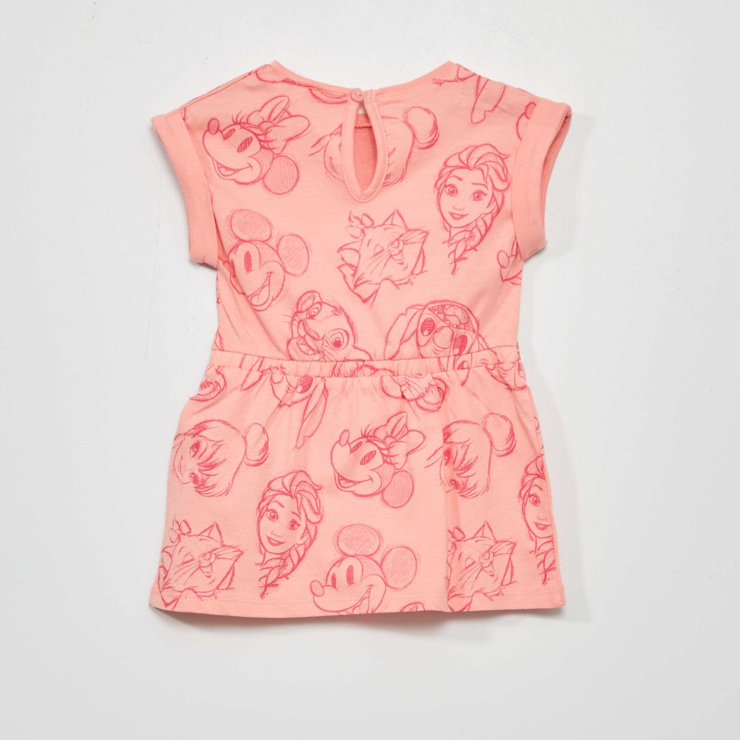 Jersey dress with 'Disney' print PINK