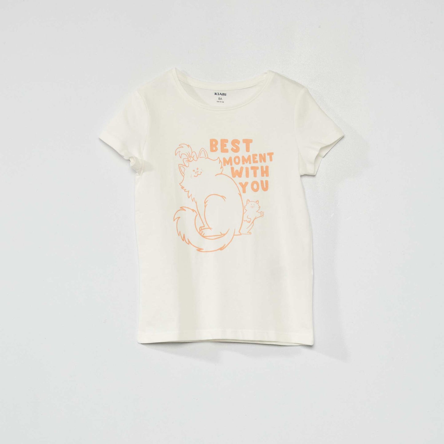 Printed T-shirt WHITE