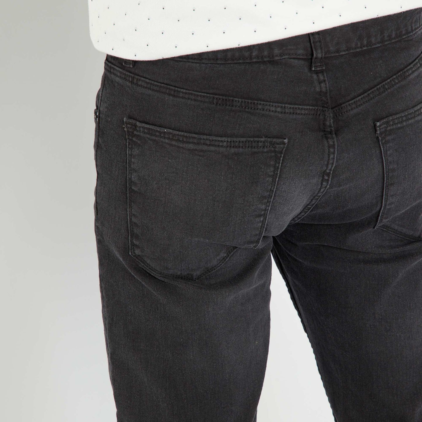 Slim-fit stretch jeans L34 GREY