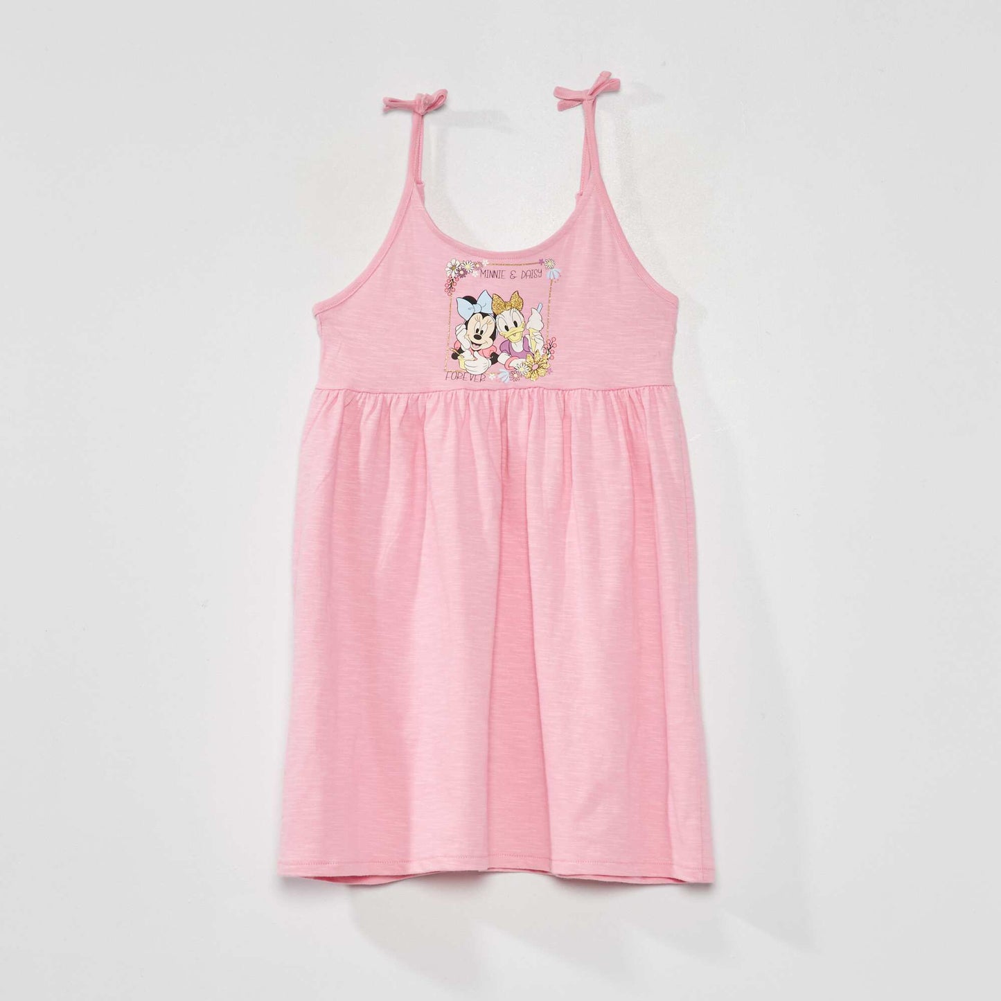 'Minnie' strappy mouliné dress PINK