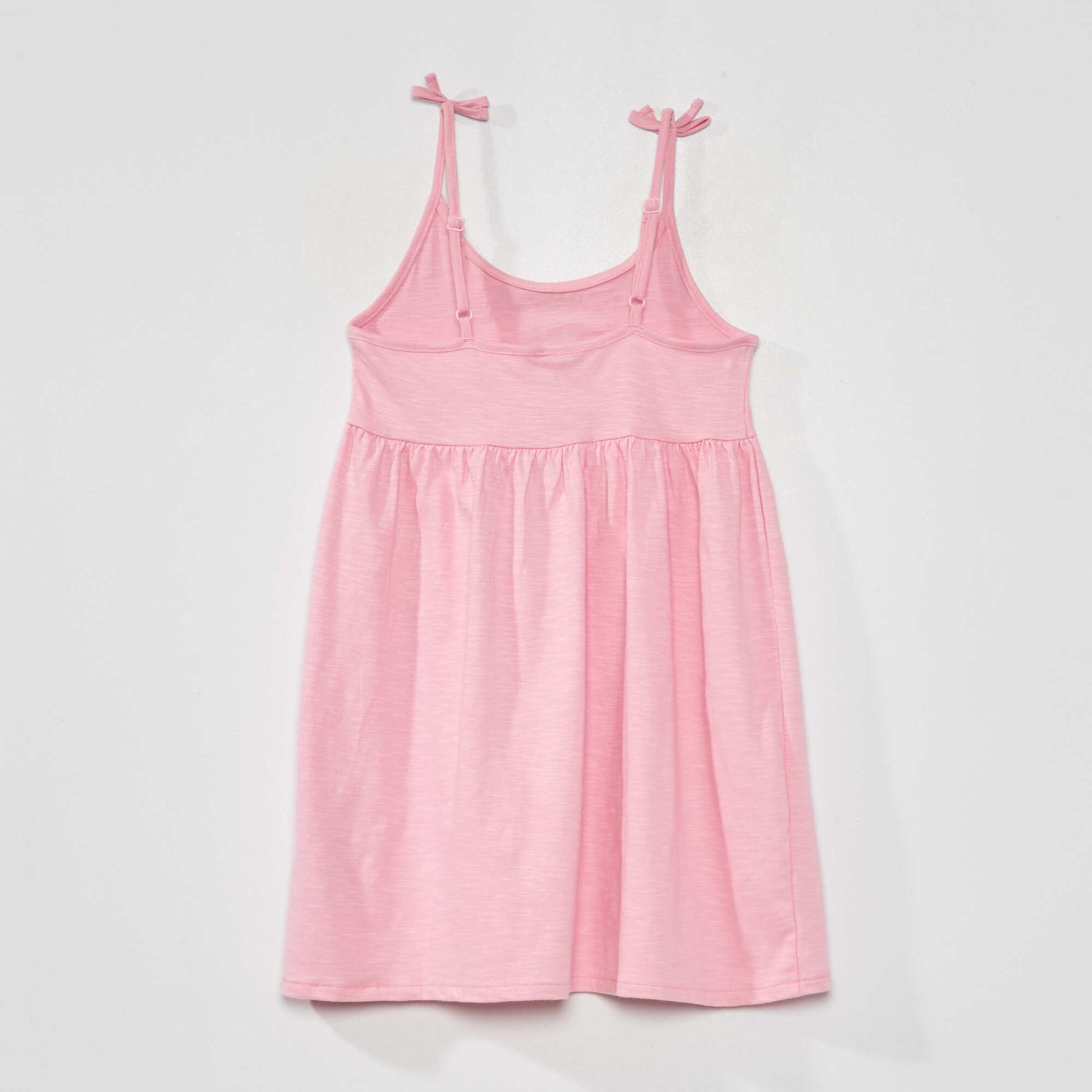 'Minnie' strappy mouliné dress PINK