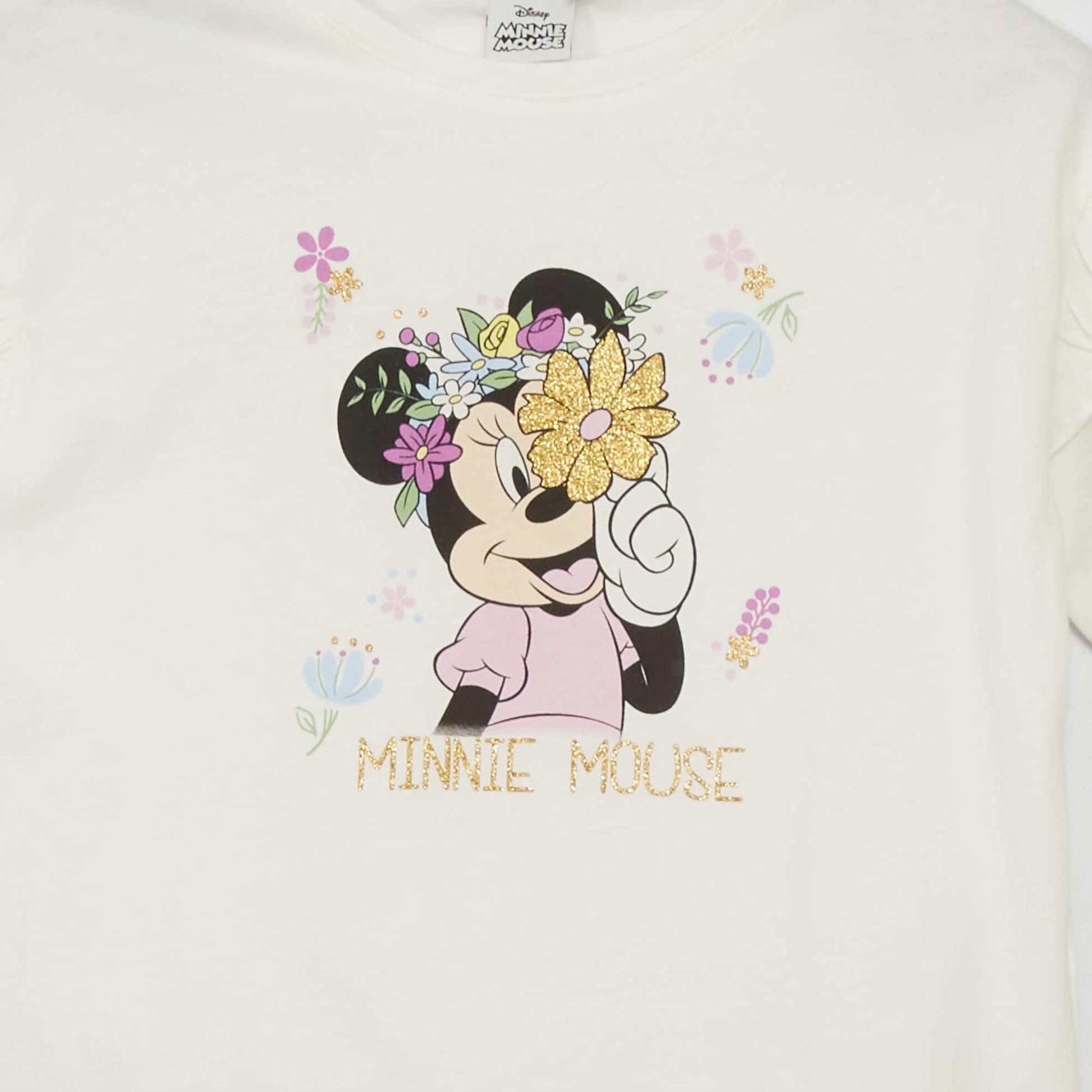 Disney Minnie Mouse T-shirt and shorts set BEIGE