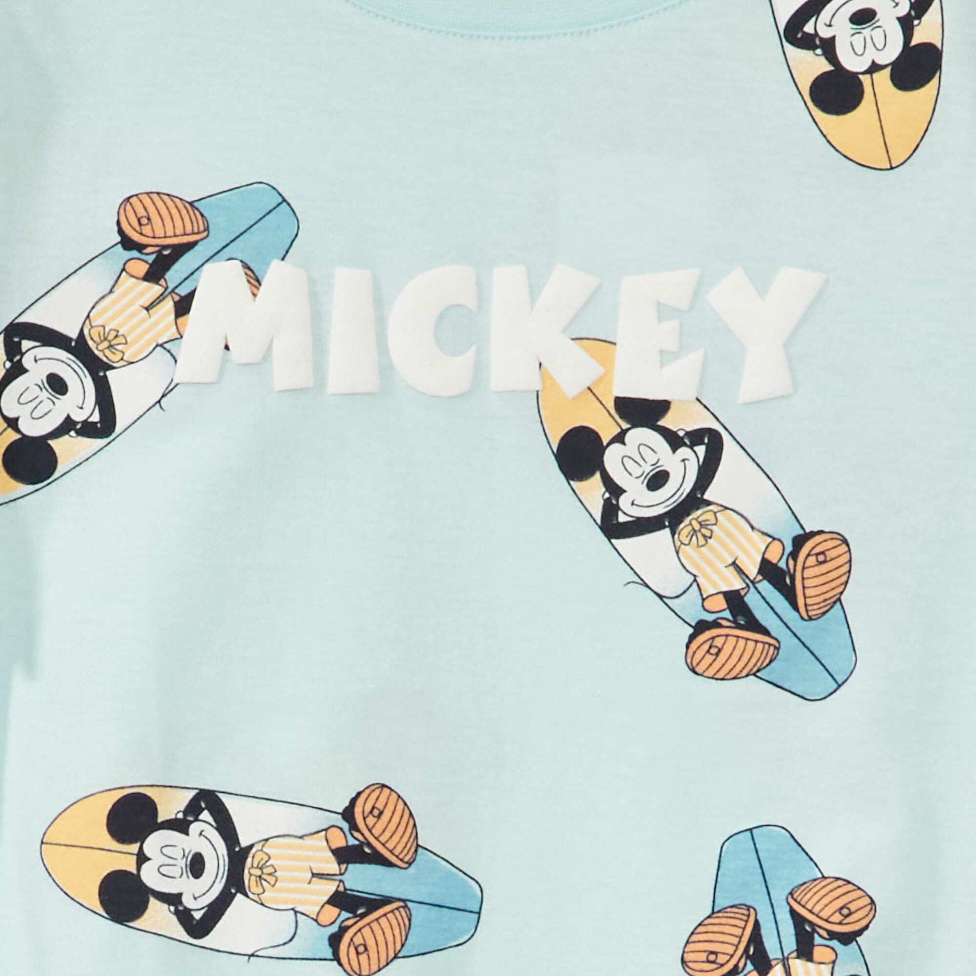 T-shirt with 'Mickey' print BLUE