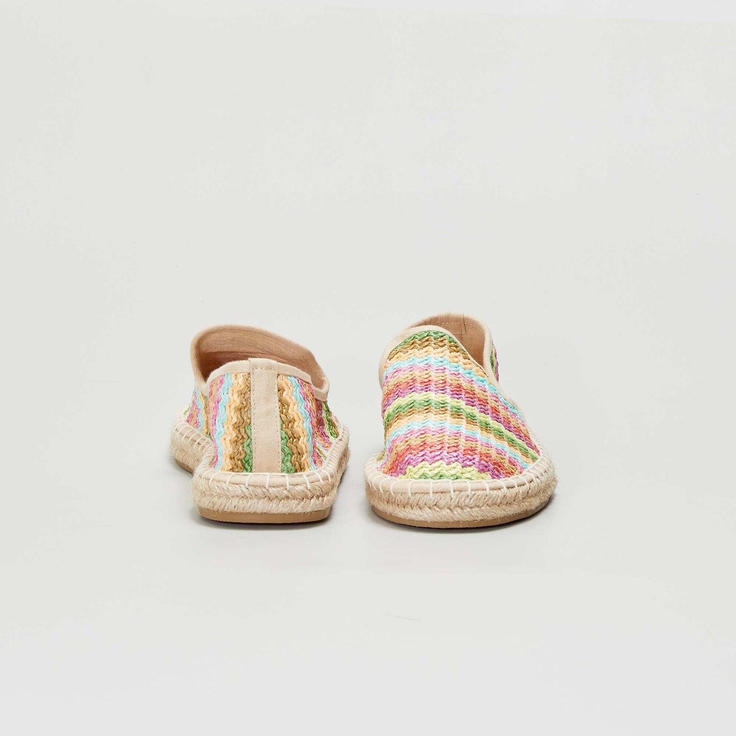 Raffia espadrilles BEIGE