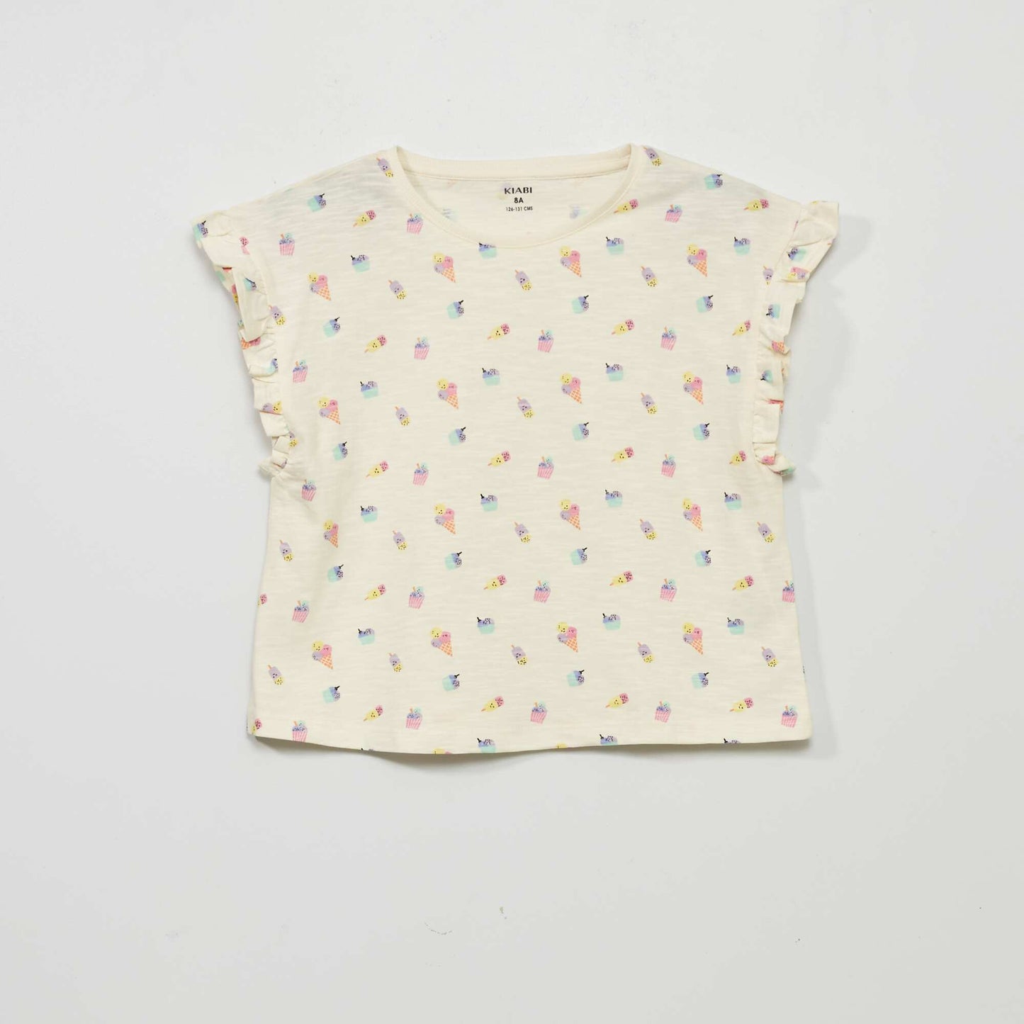 Printed T-shirt WHITE