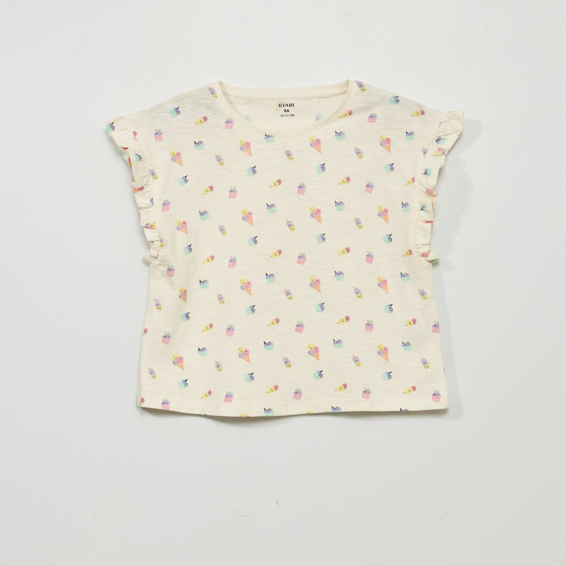 Printed T-shirt WHITE
