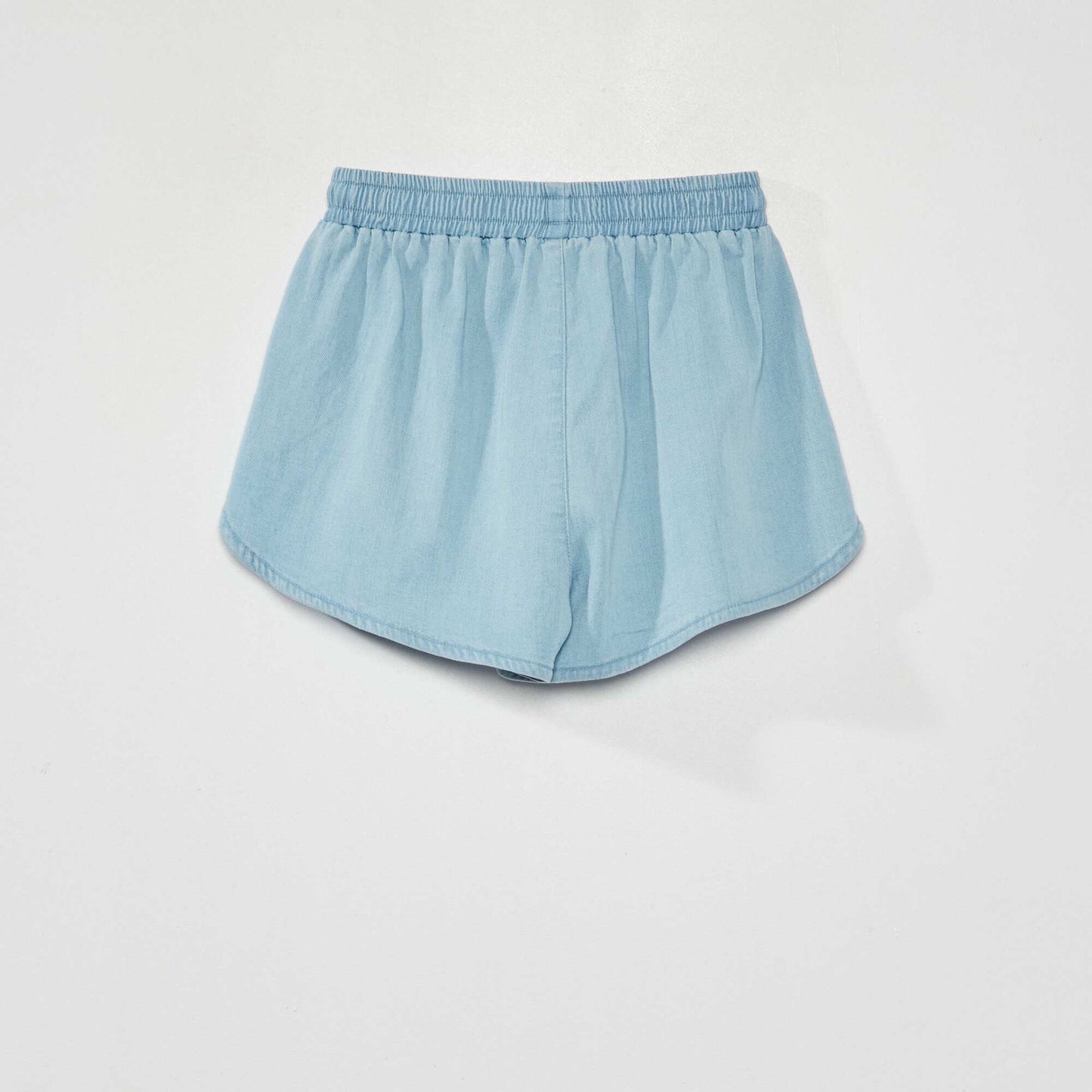 Loose-fit tencel shorts BLUE
