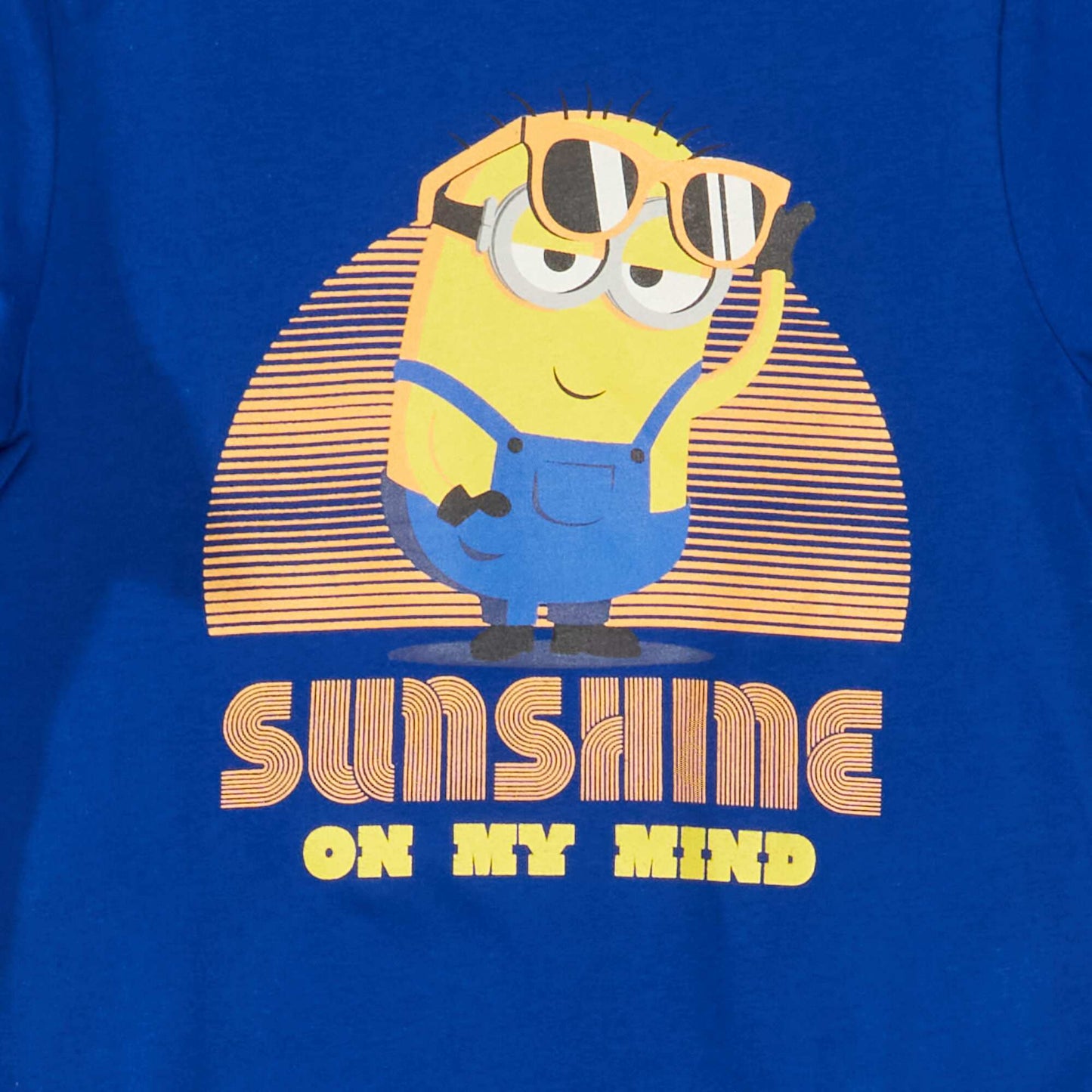 'Minions' print T-shirt BLUE