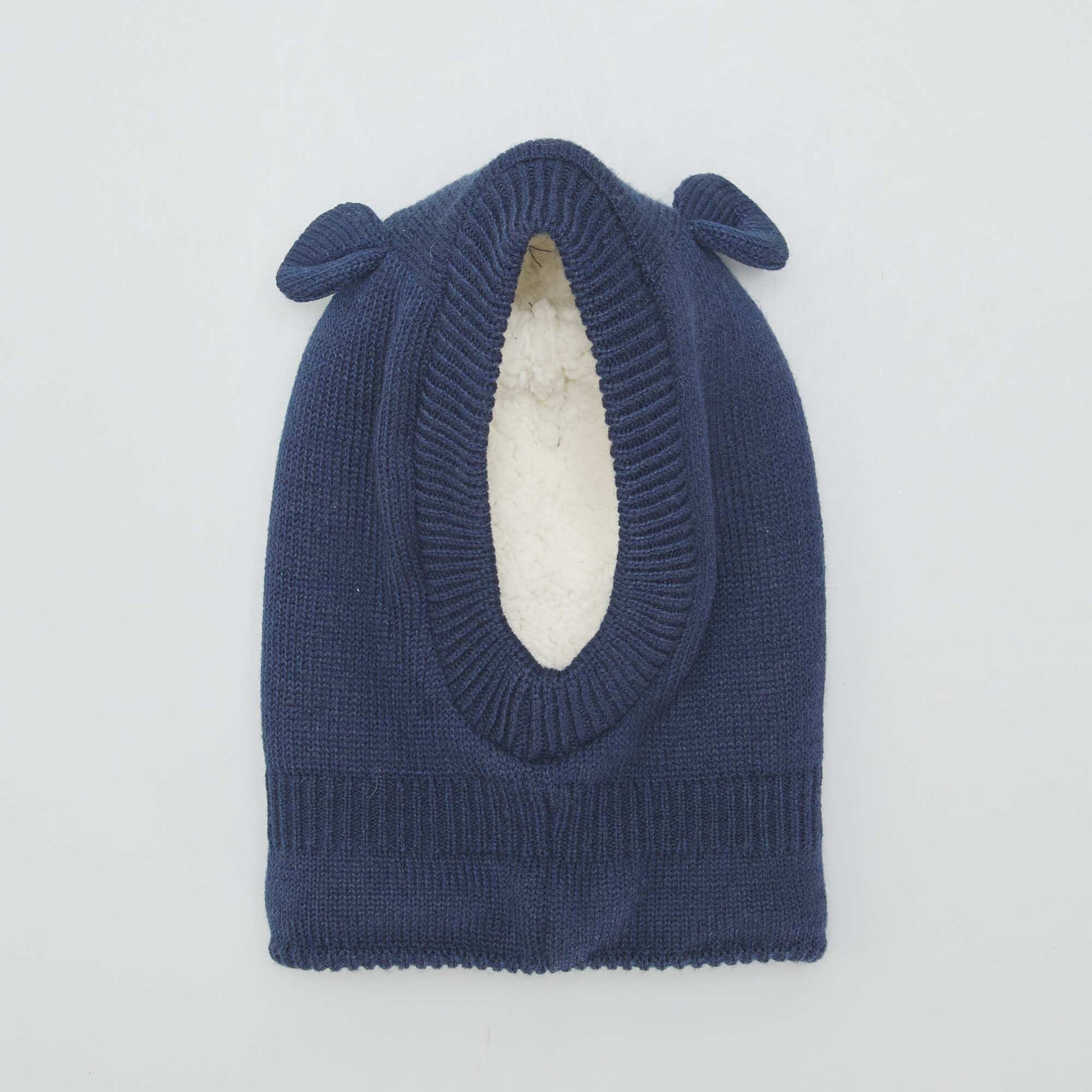 Knitted balaclava BLACK IRIS