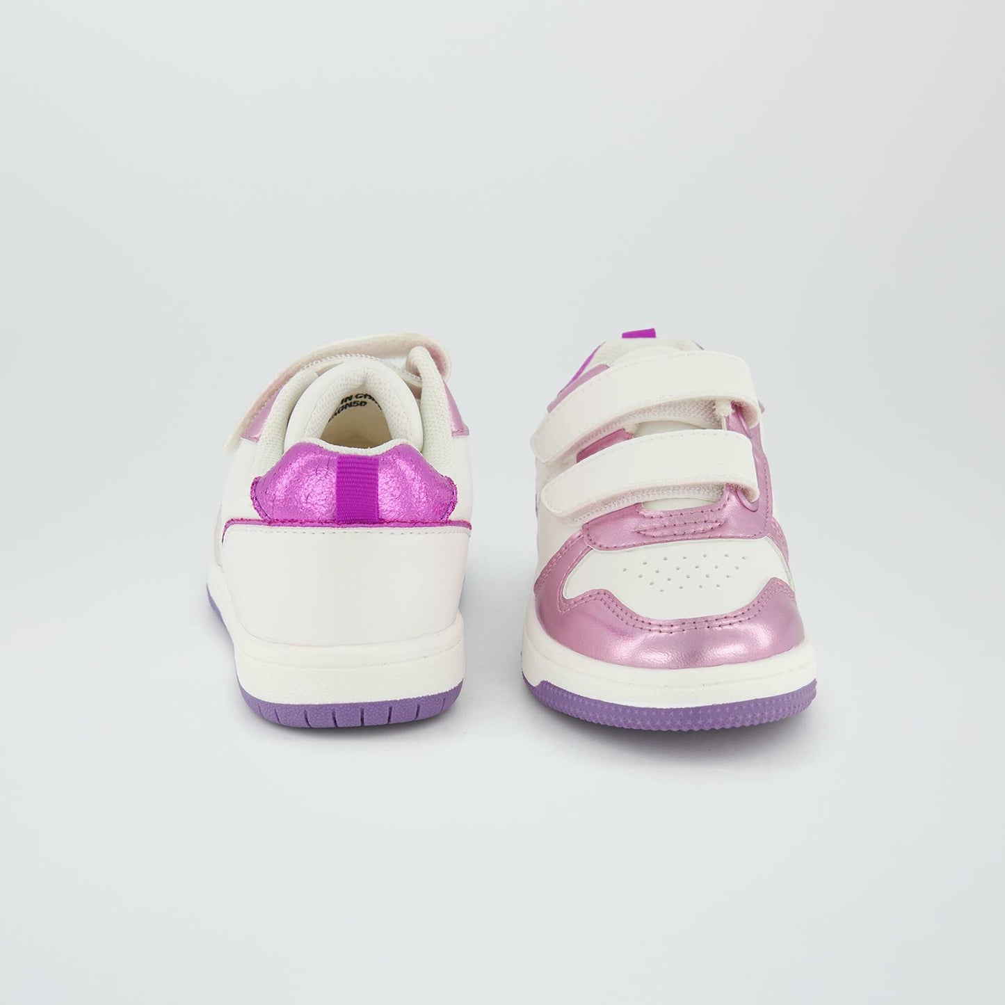 Three-tone Velcro trainers PINK