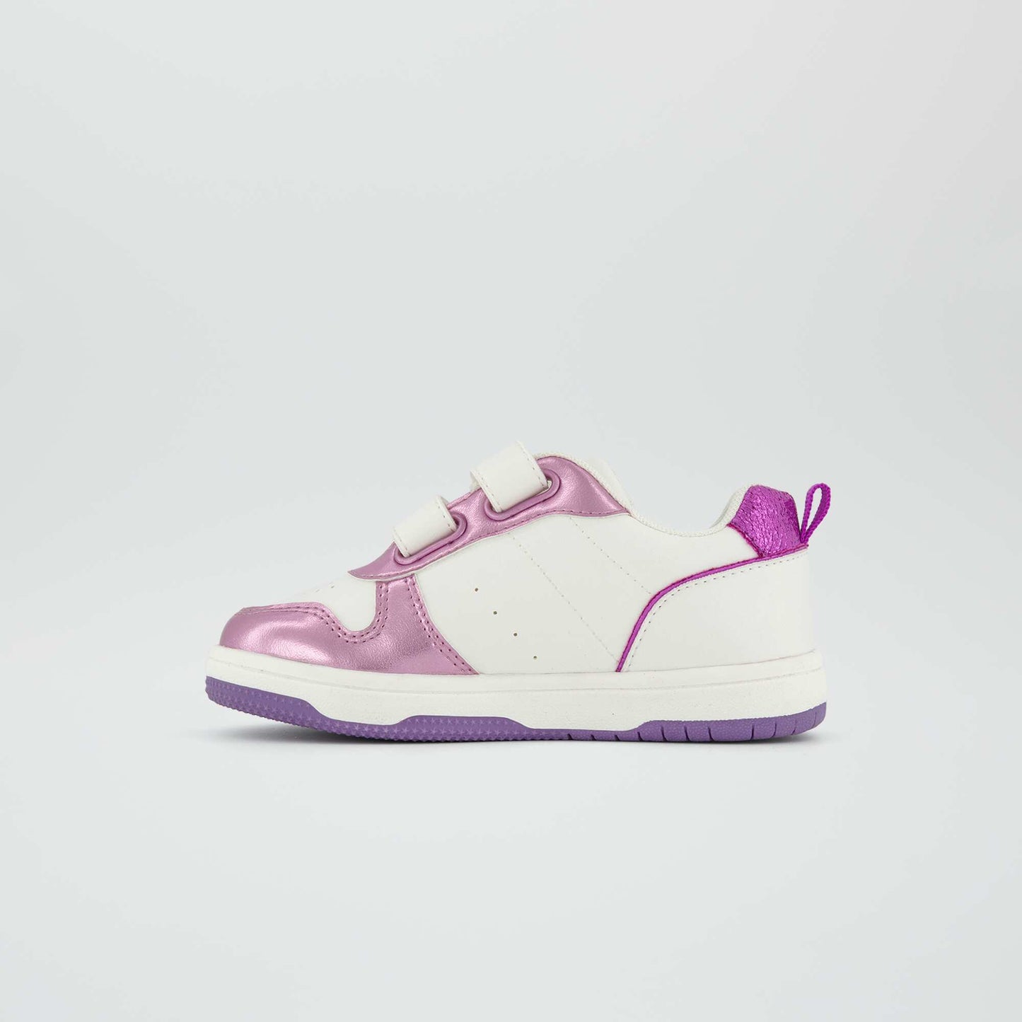 Three-tone Velcro trainers PINK