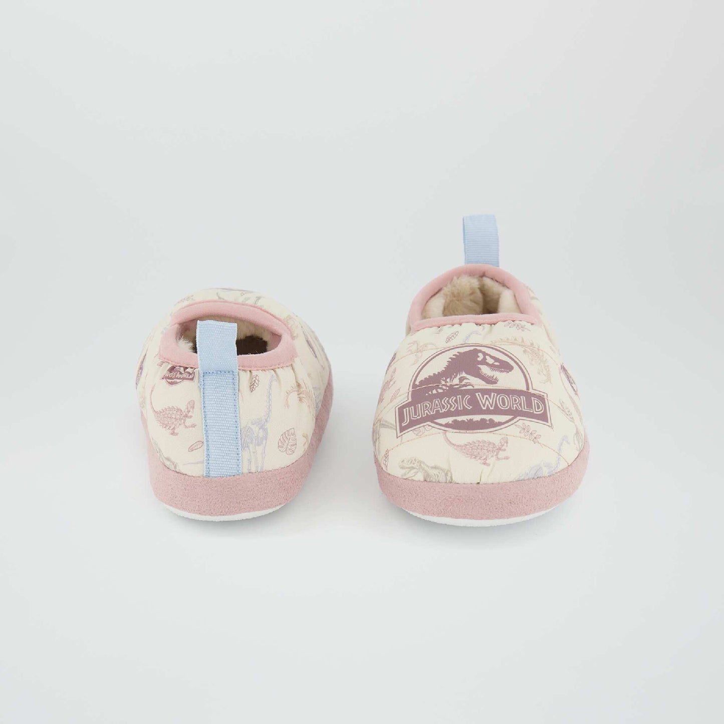 Soft Jurassic World slippers WHITE