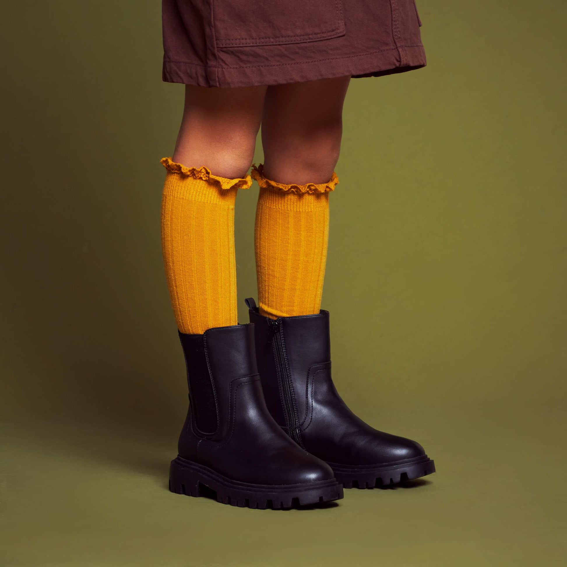 Chelsea-style boots BLACK
