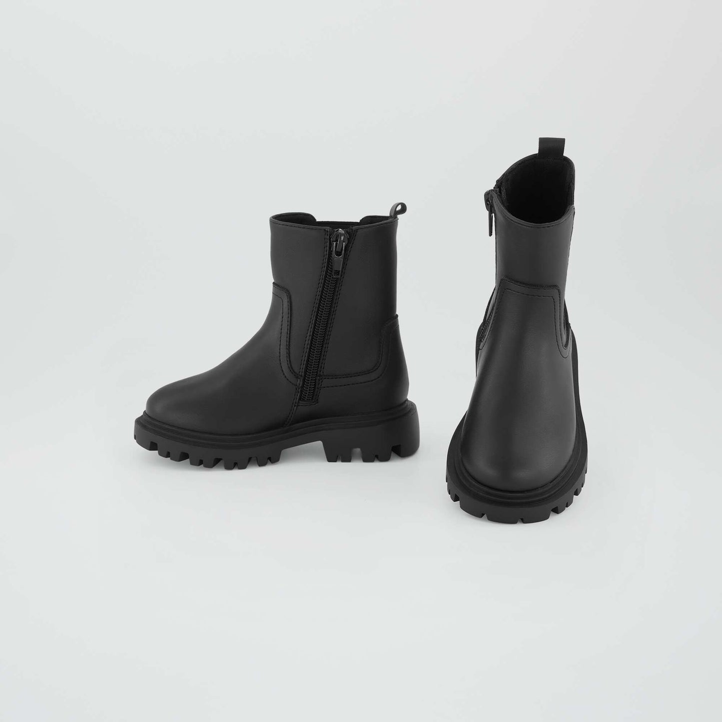Chelsea-style boots BLACK