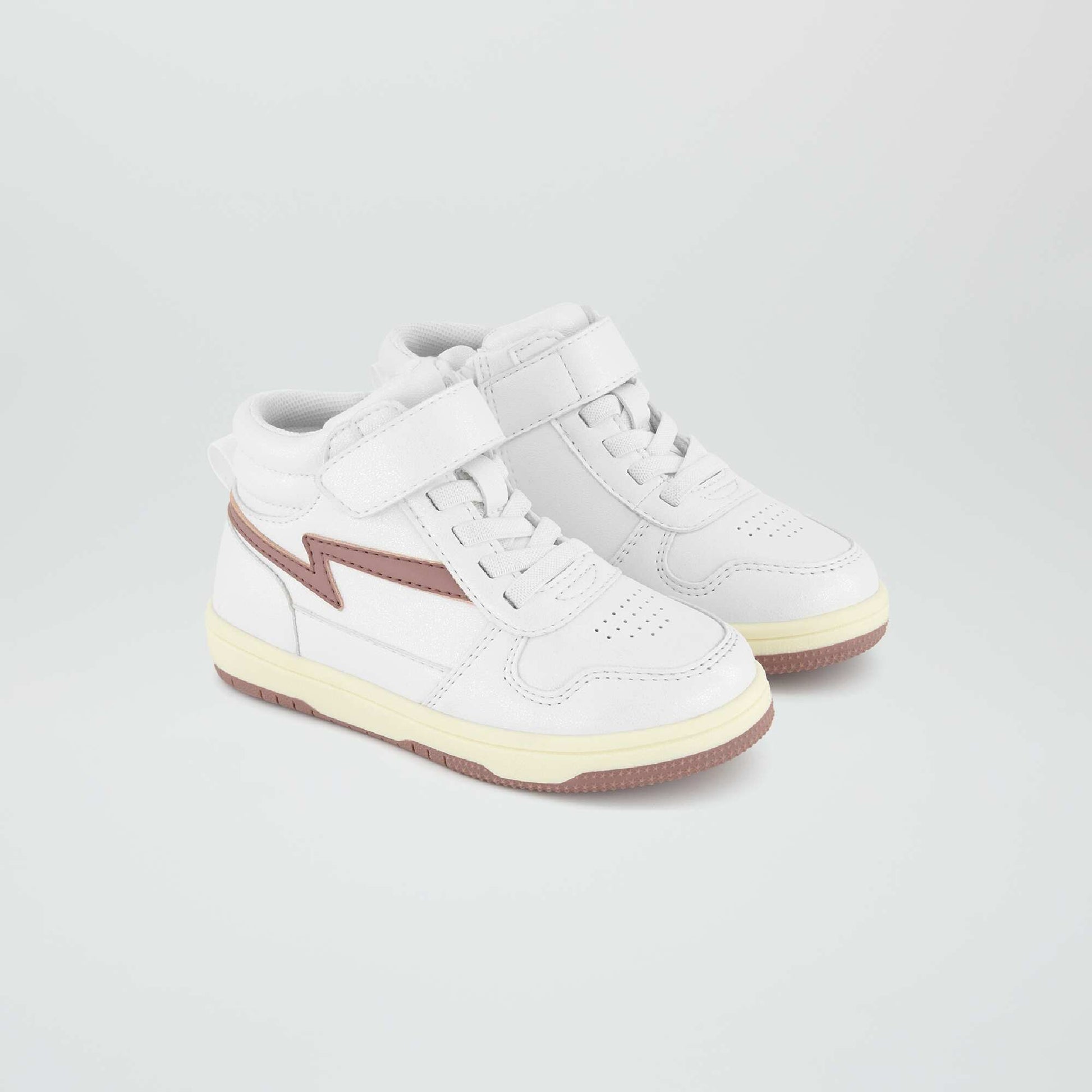 حذاء رياضي بثلاث ألوان عالية WHITE