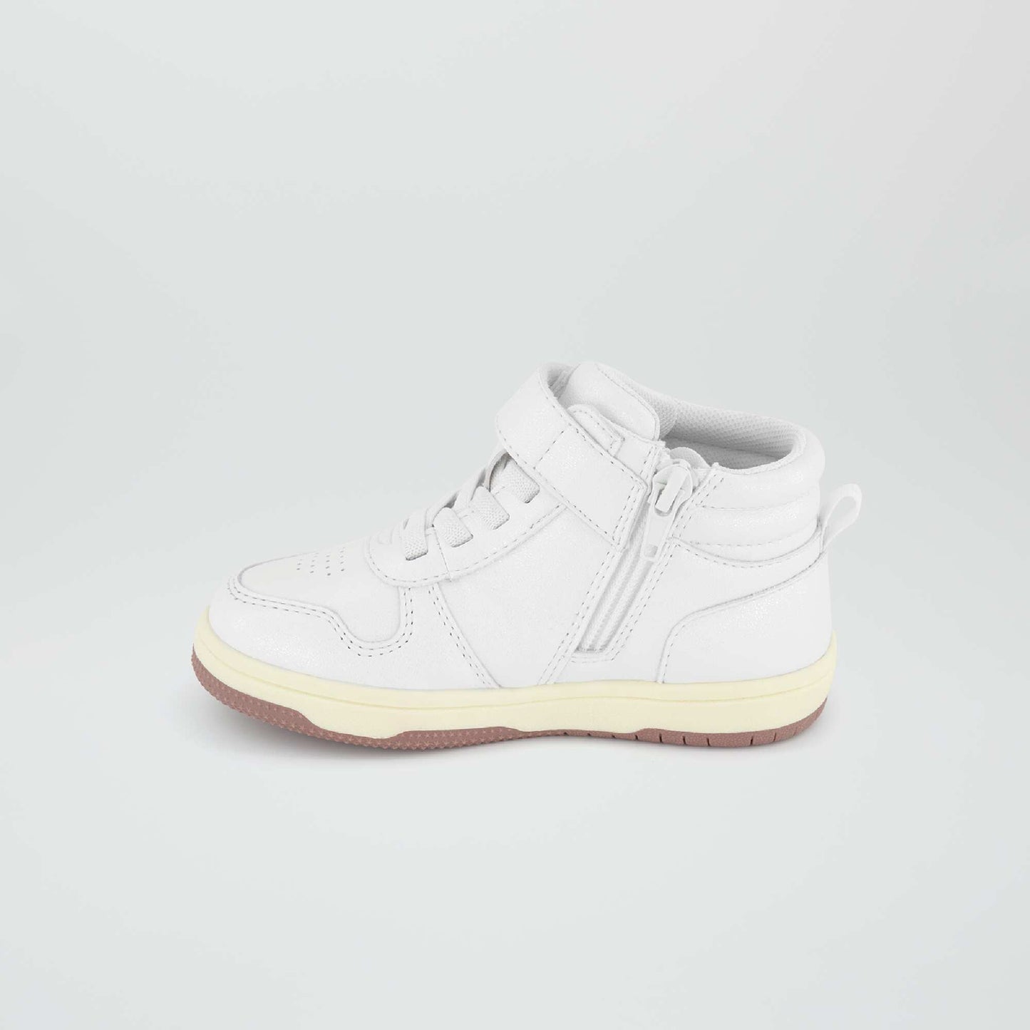 حذاء رياضي بثلاث ألوان عالية WHITE