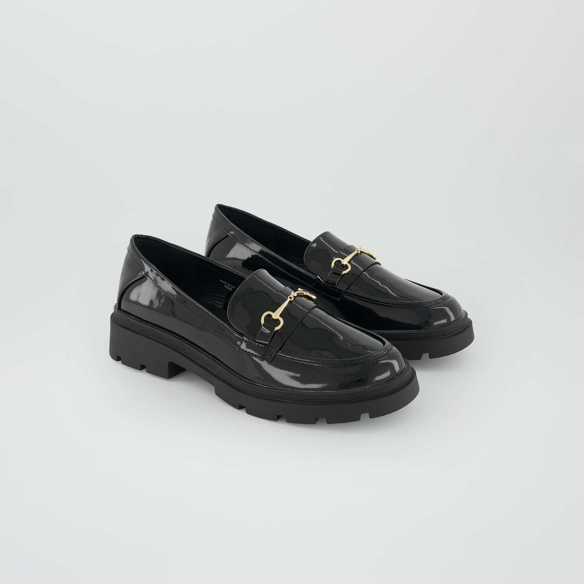 Patent loafers BLACK