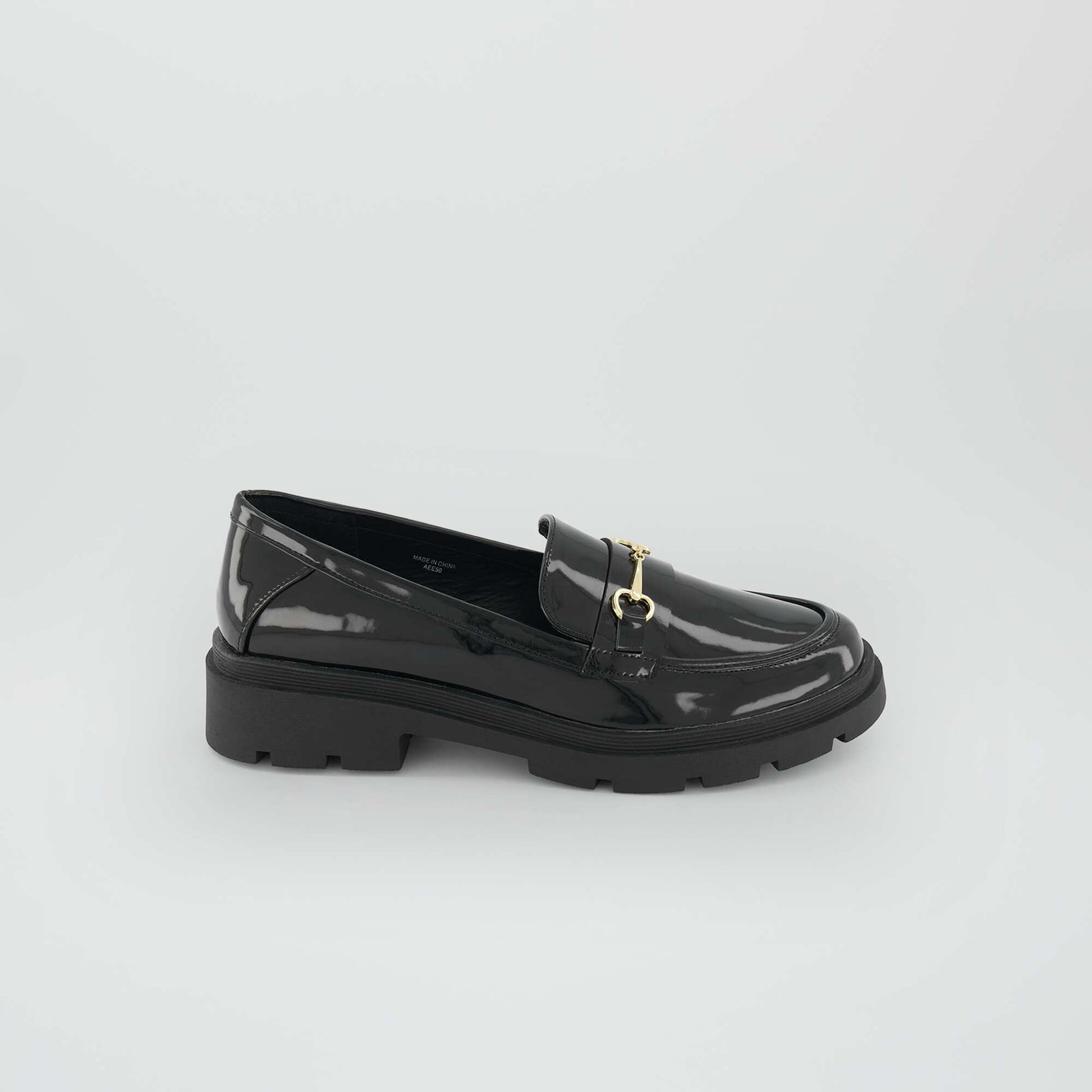 Patent loafers BLACK