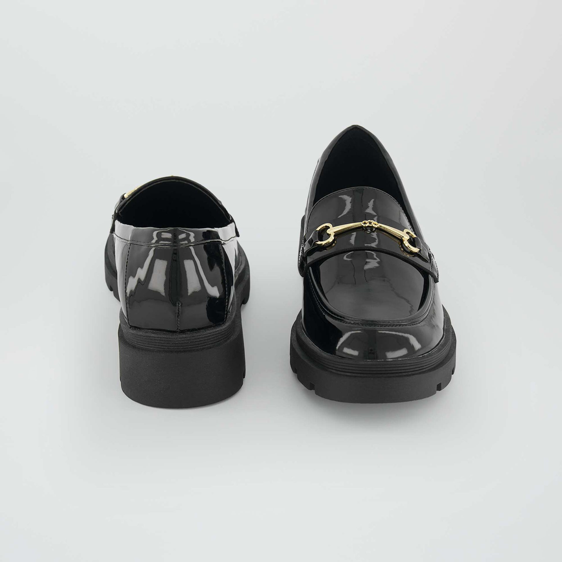 Patent loafers BLACK