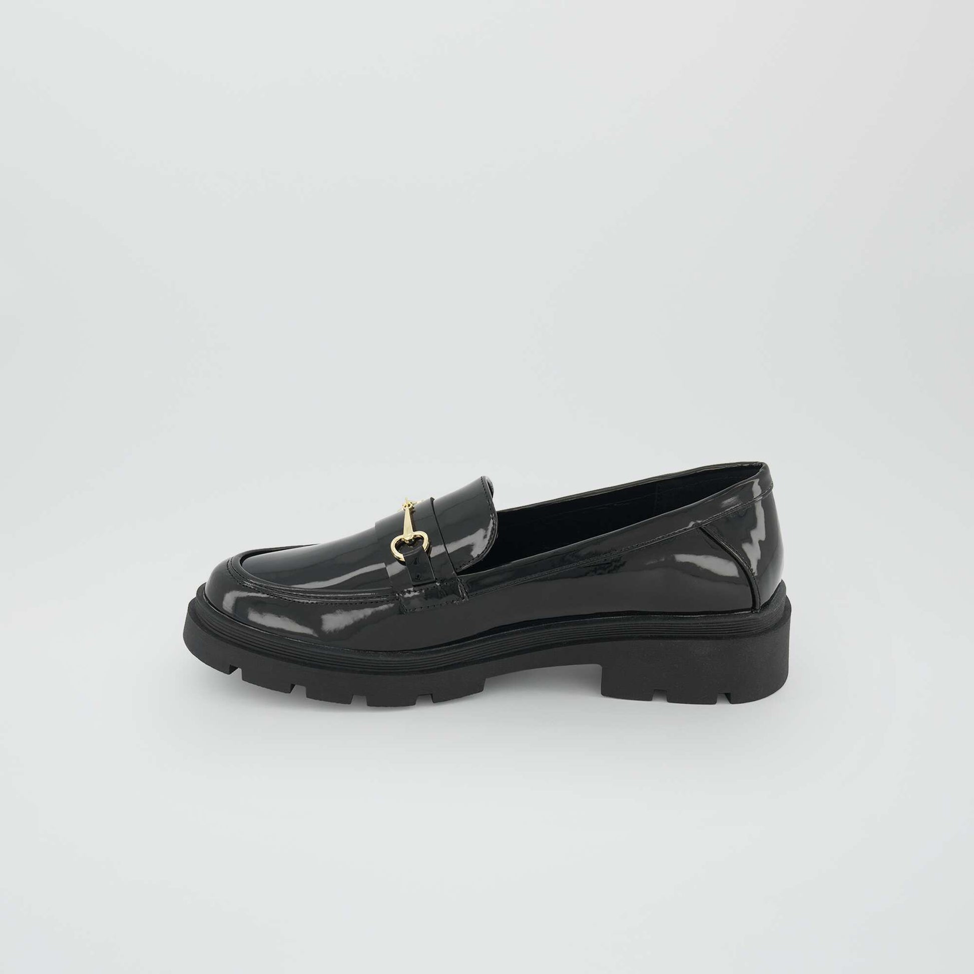 Patent loafers BLACK