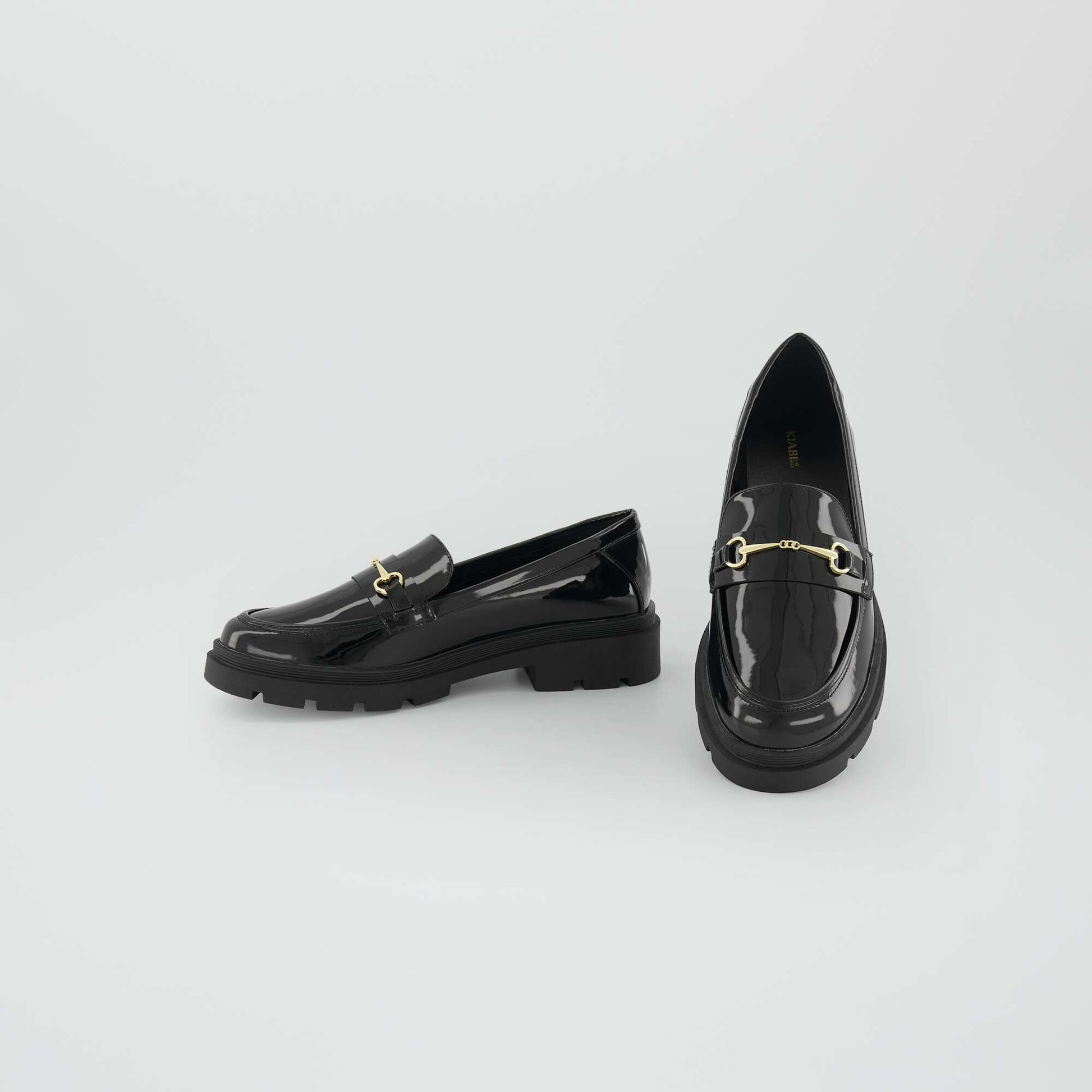 Patent loafers BLACK
