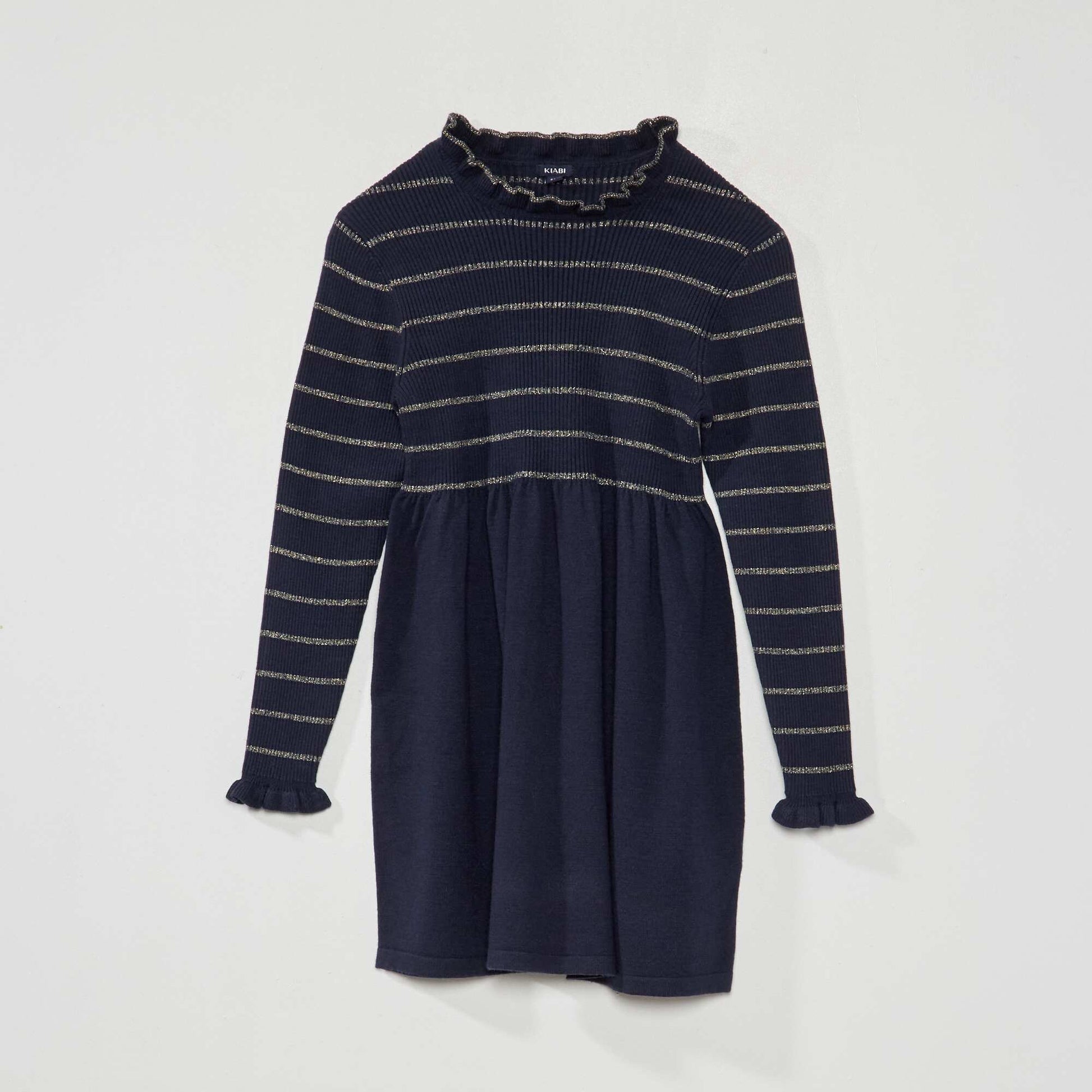 Striped sweater dress SAPP BLUE