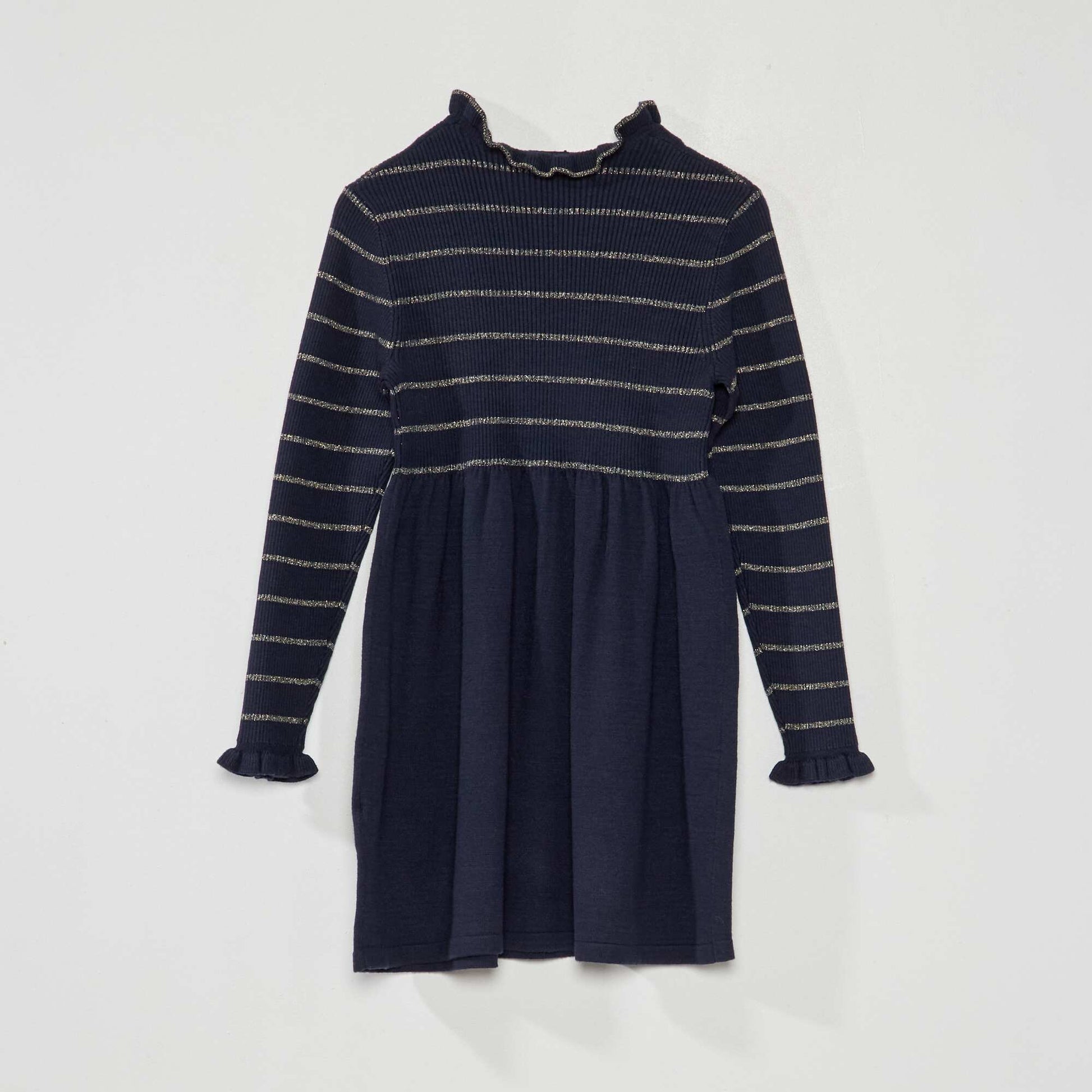 Striped sweater dress SAPP BLUE