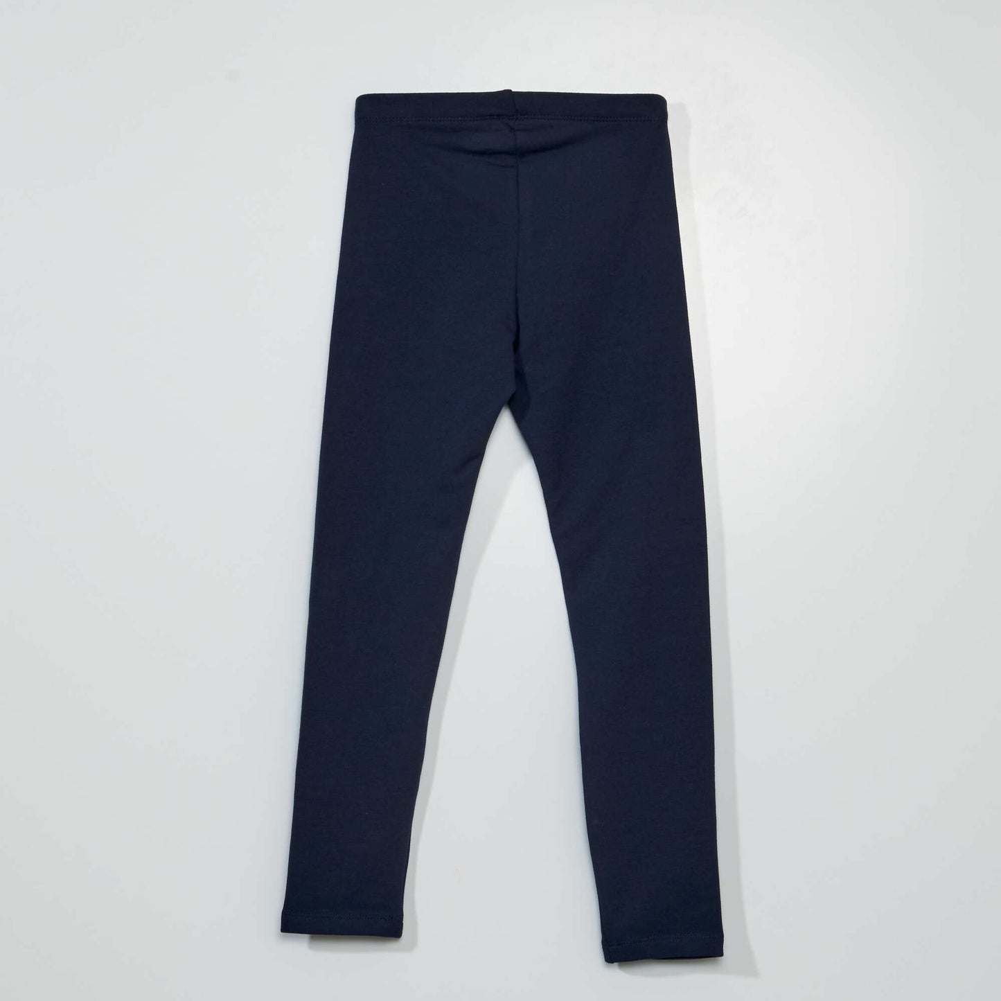 Warm leggings with elasticated waist BLUE