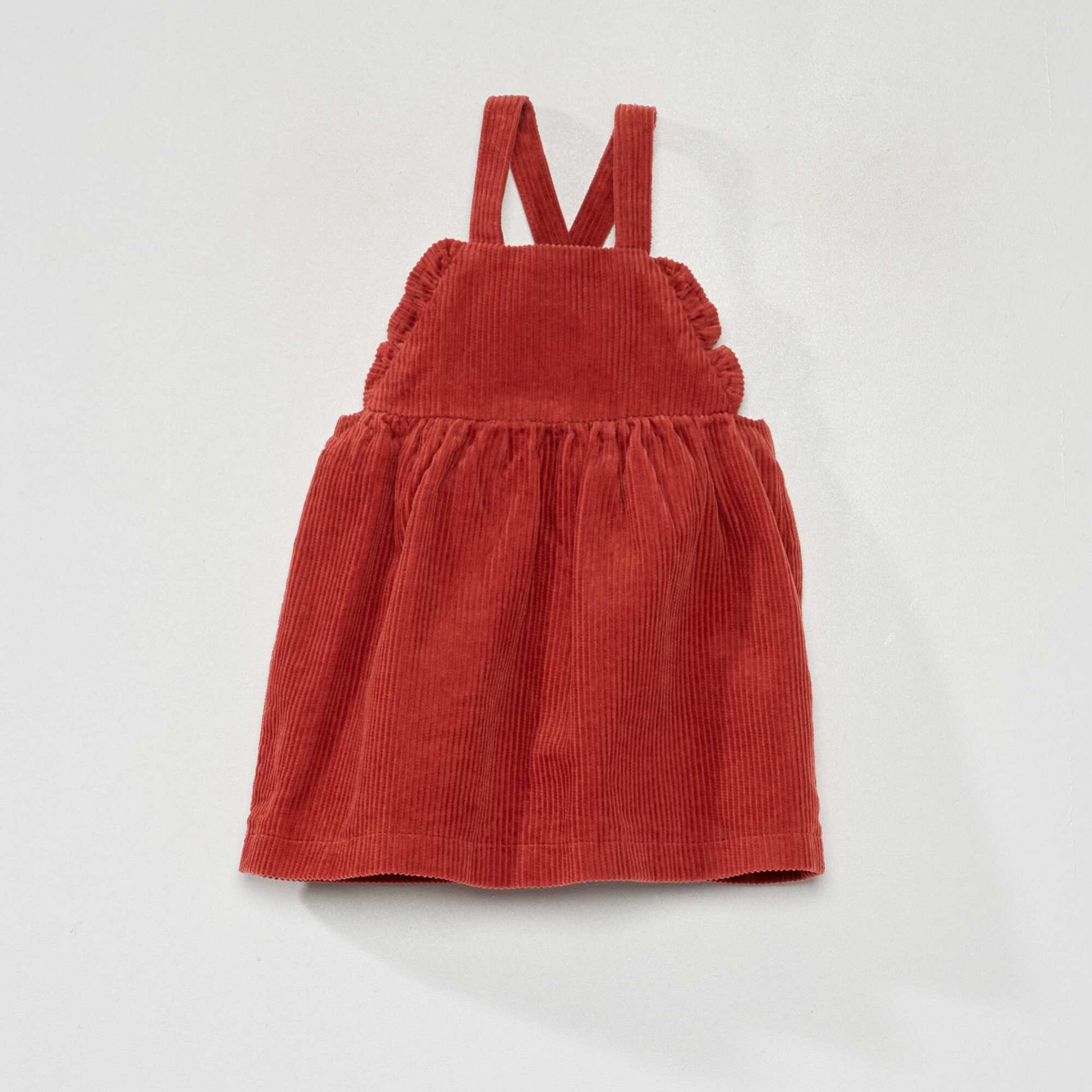Corduroy dress RED