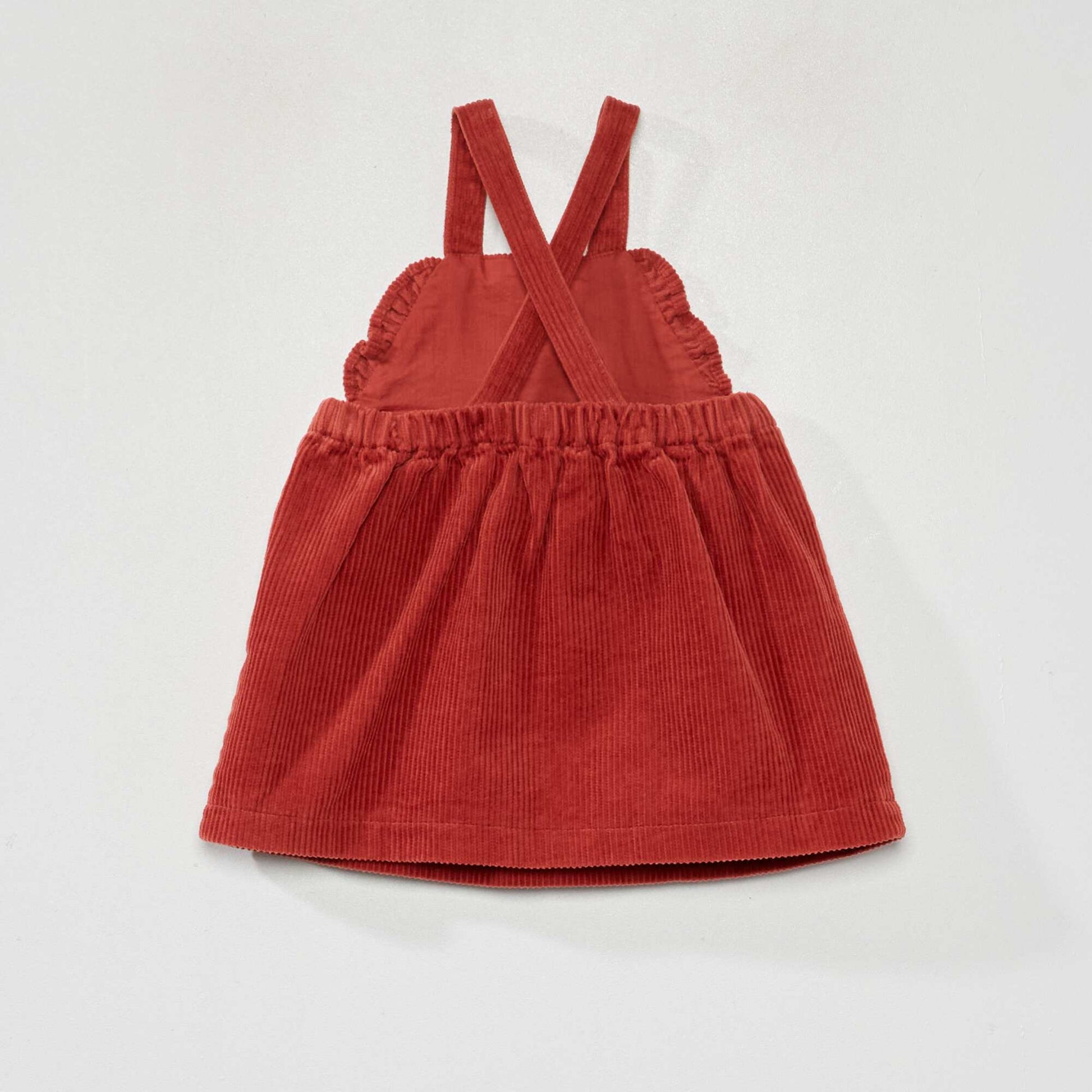 Corduroy dress RED