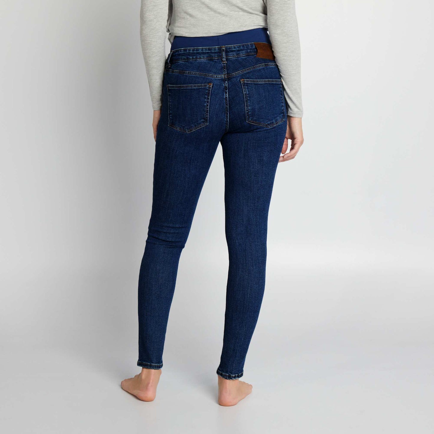 Super stretchy maternity jeans BLUE