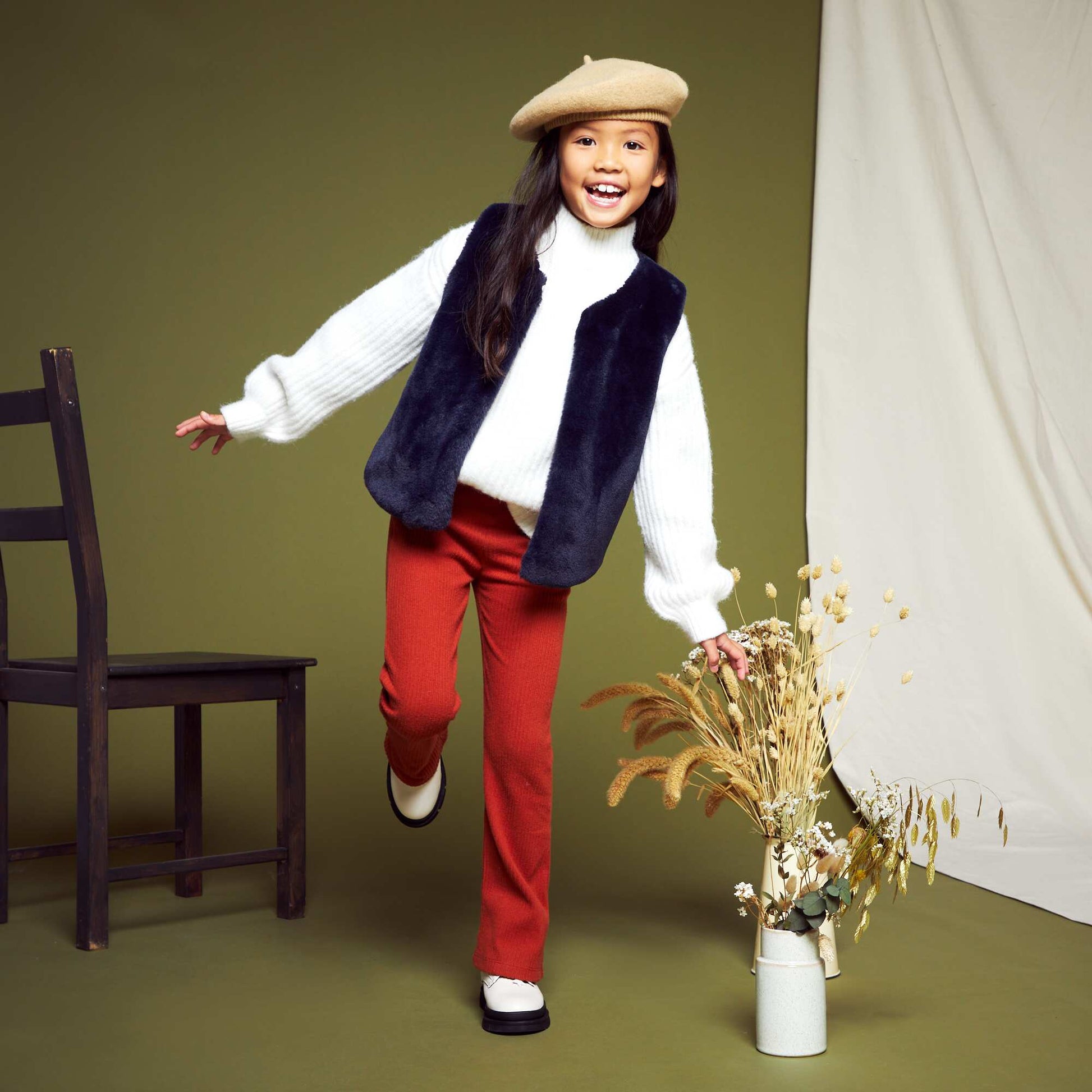 Wool beret BEIGE