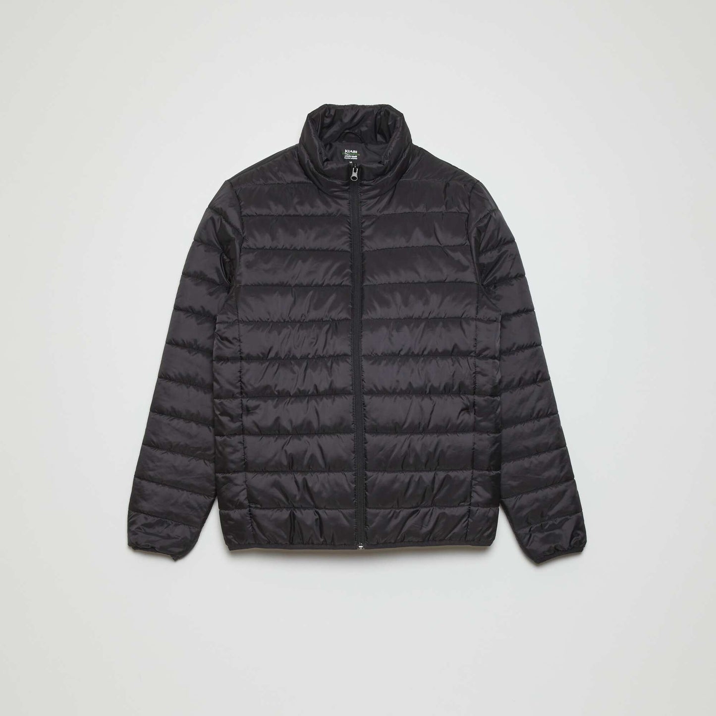 Padded jacket made from recycled bottles BLACK