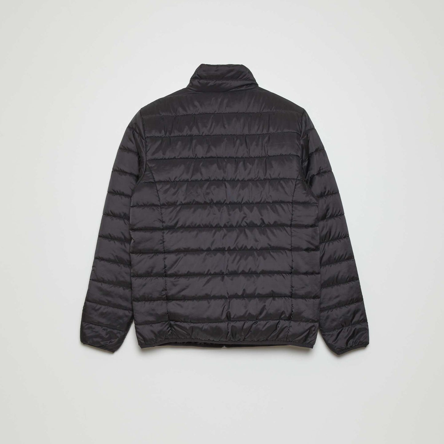 Padded jacket made from recycled bottles BLACK