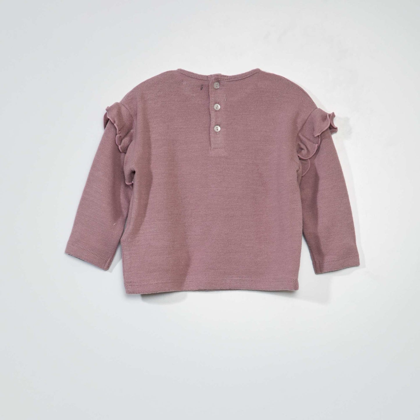 Soft knit leggings and sweater - 2-piece set PINK EMBROIDERY