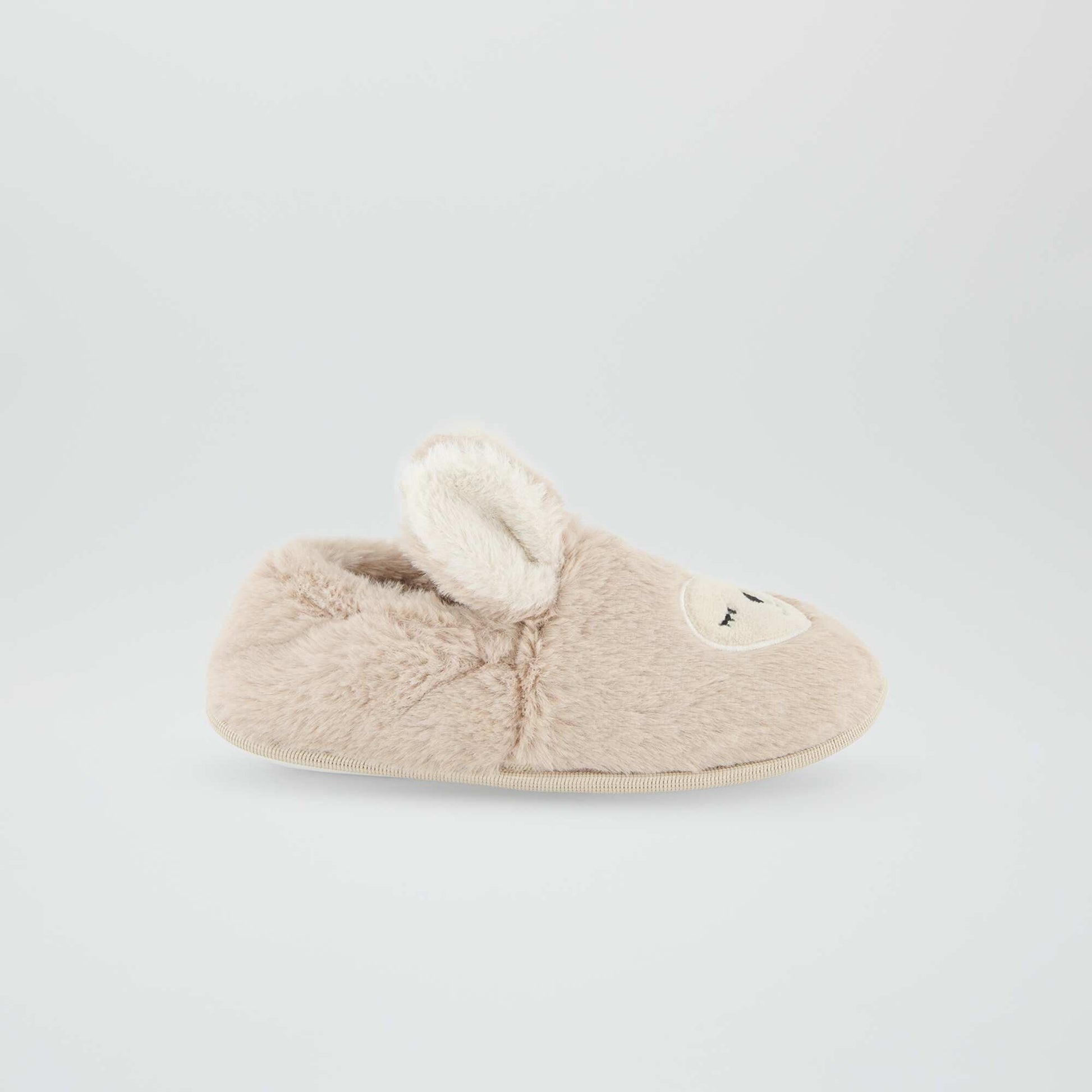 Soft rabbit slippers ANGO BEIGE