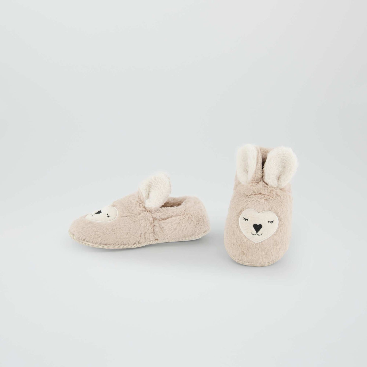 Soft rabbit slippers ANGO BEIGE