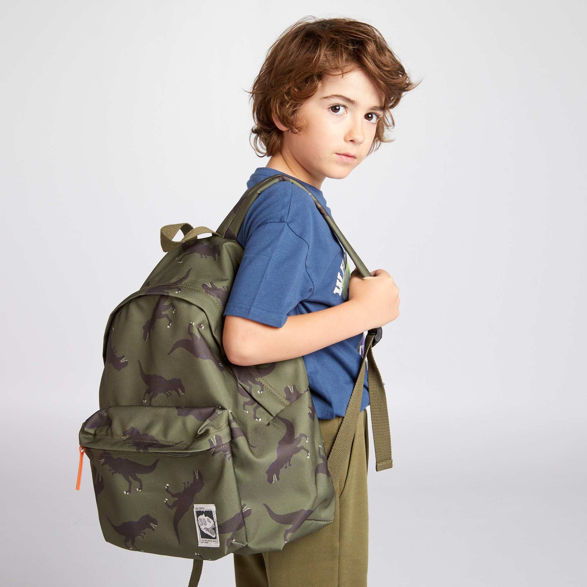 Dinosaur backpack GREEN