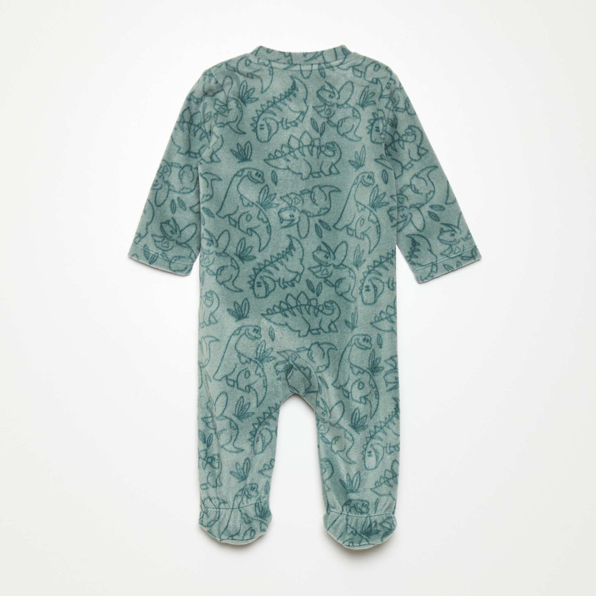 Fleece sleepsuit GREEN