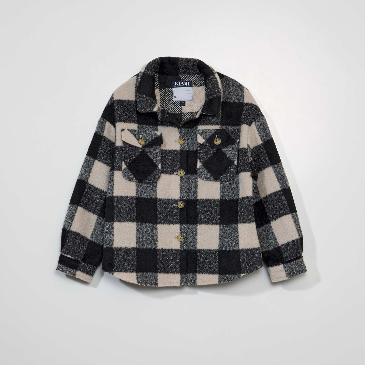 Flannel overshirt BLACK_VICHI