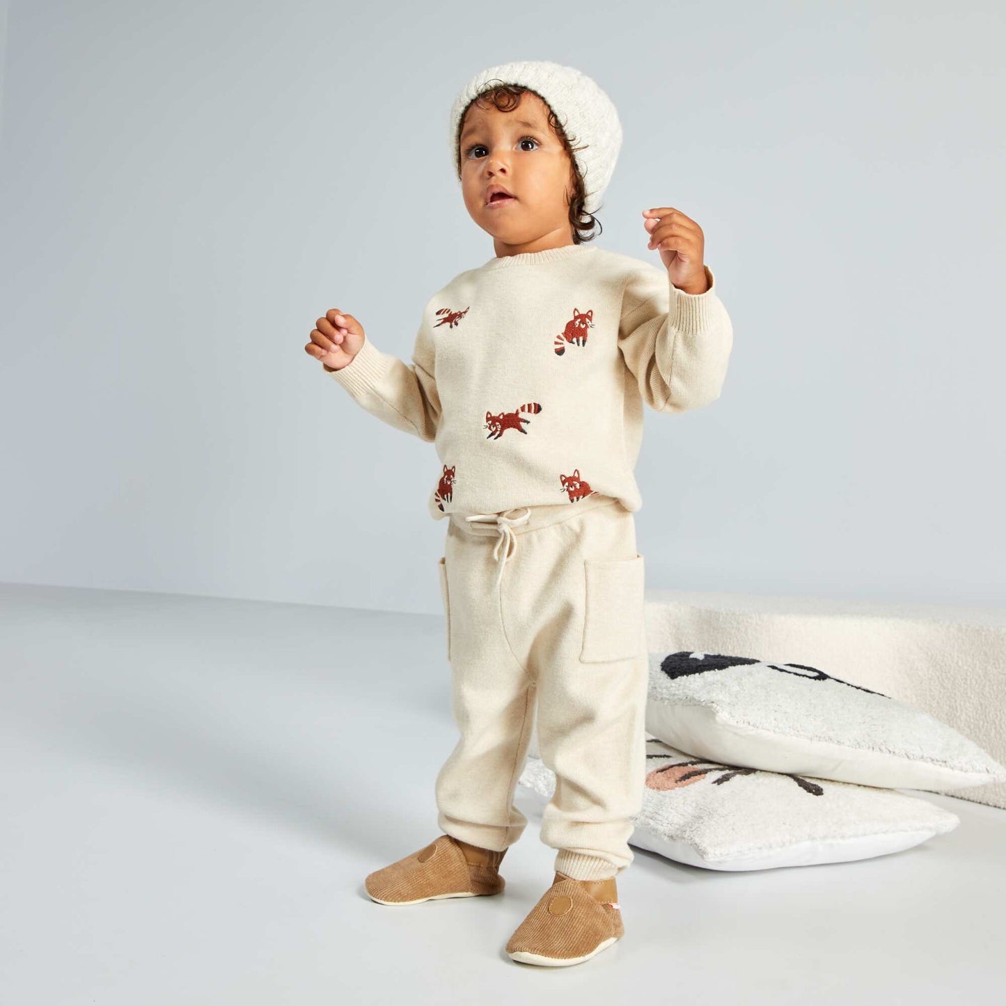 Jumper + trousers set - 2-piece set BEIGE