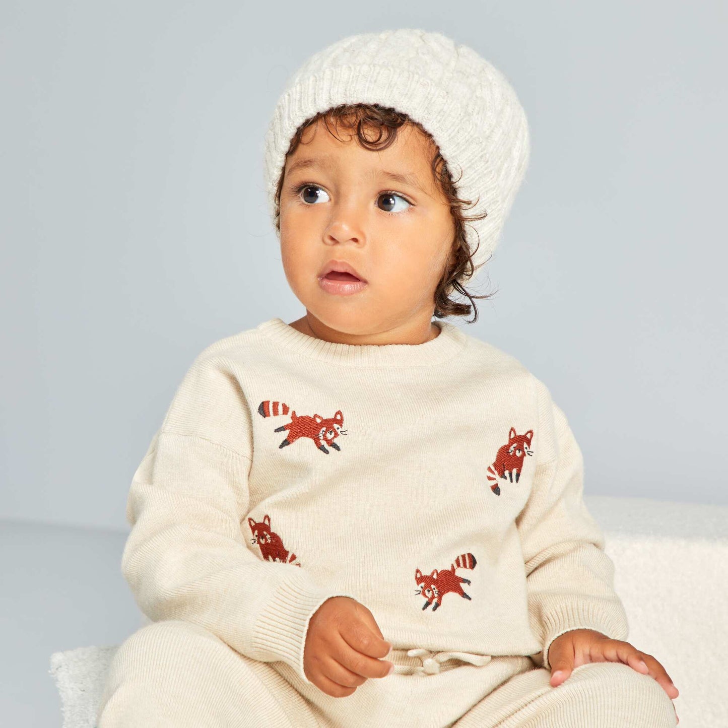 Jumper + trousers set - 2-piece set BEIGE