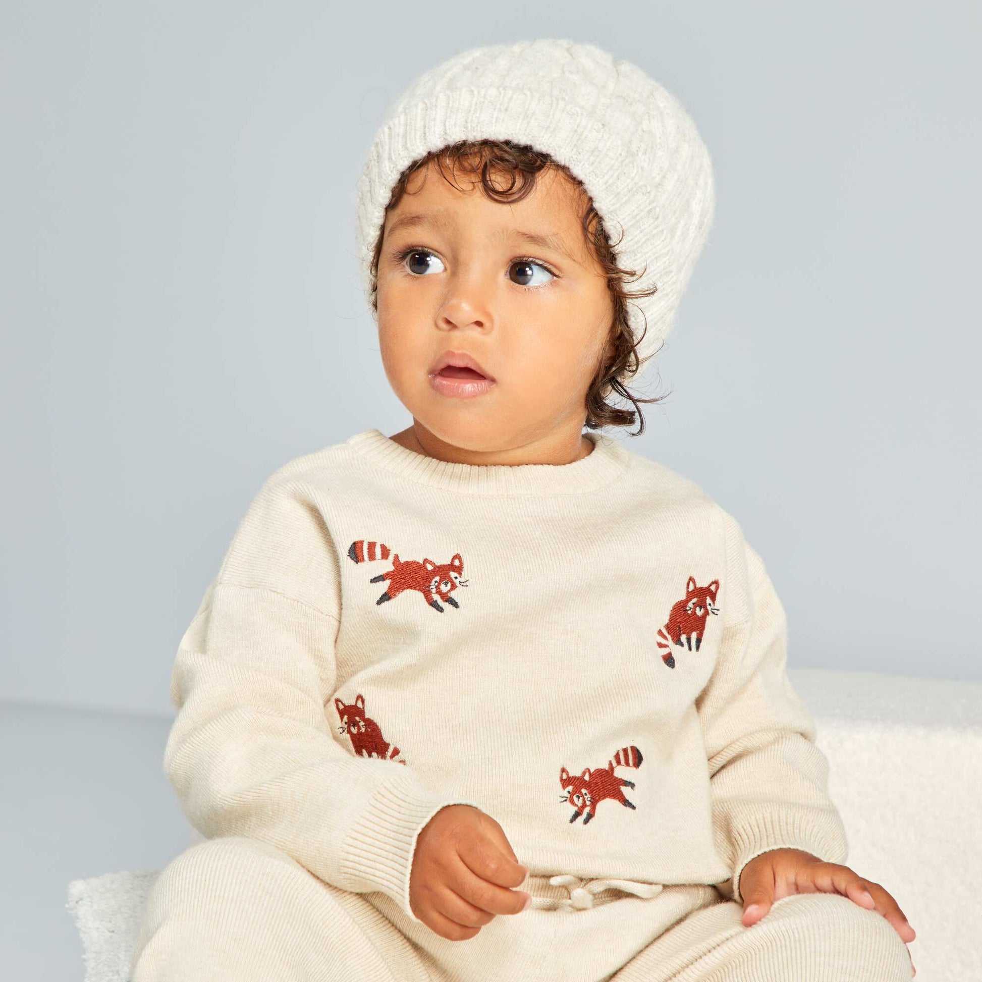 Jumper + trousers set - 2-piece set BEIGE