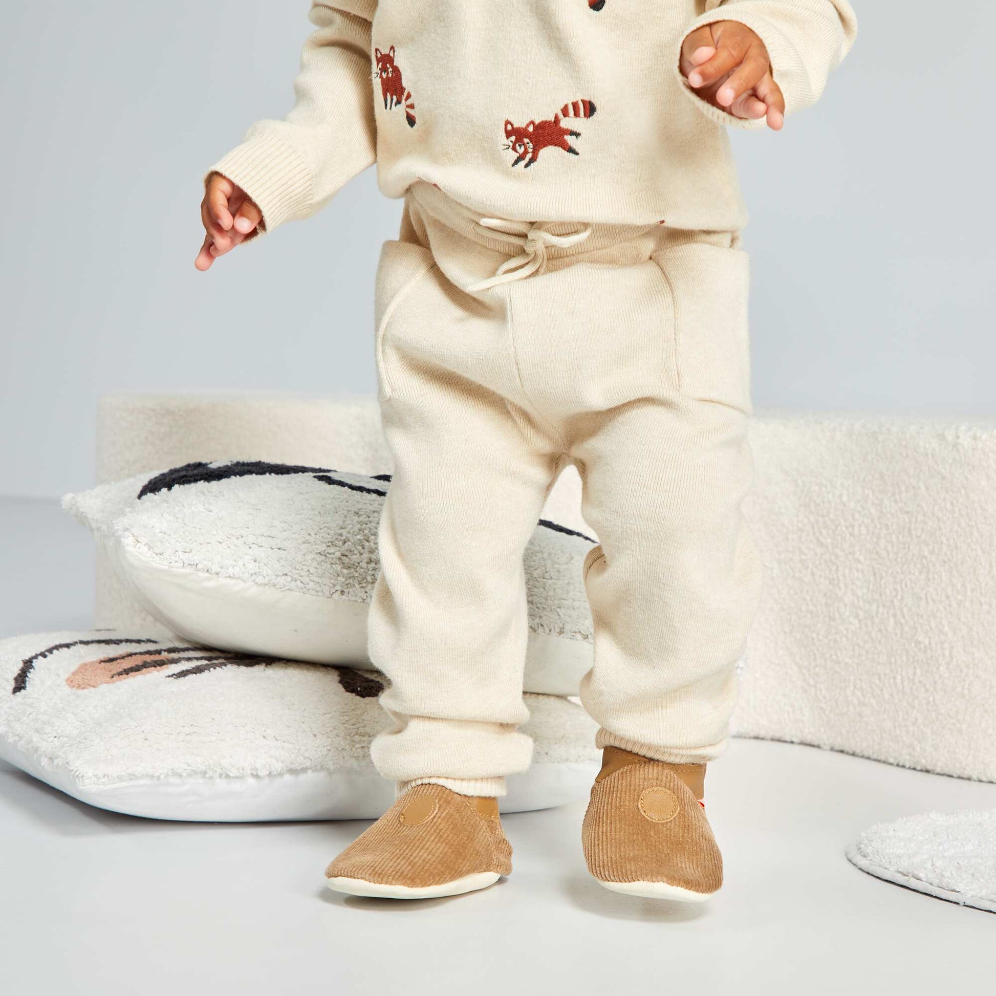 Jumper + trousers set - 2-piece set BEIGE
