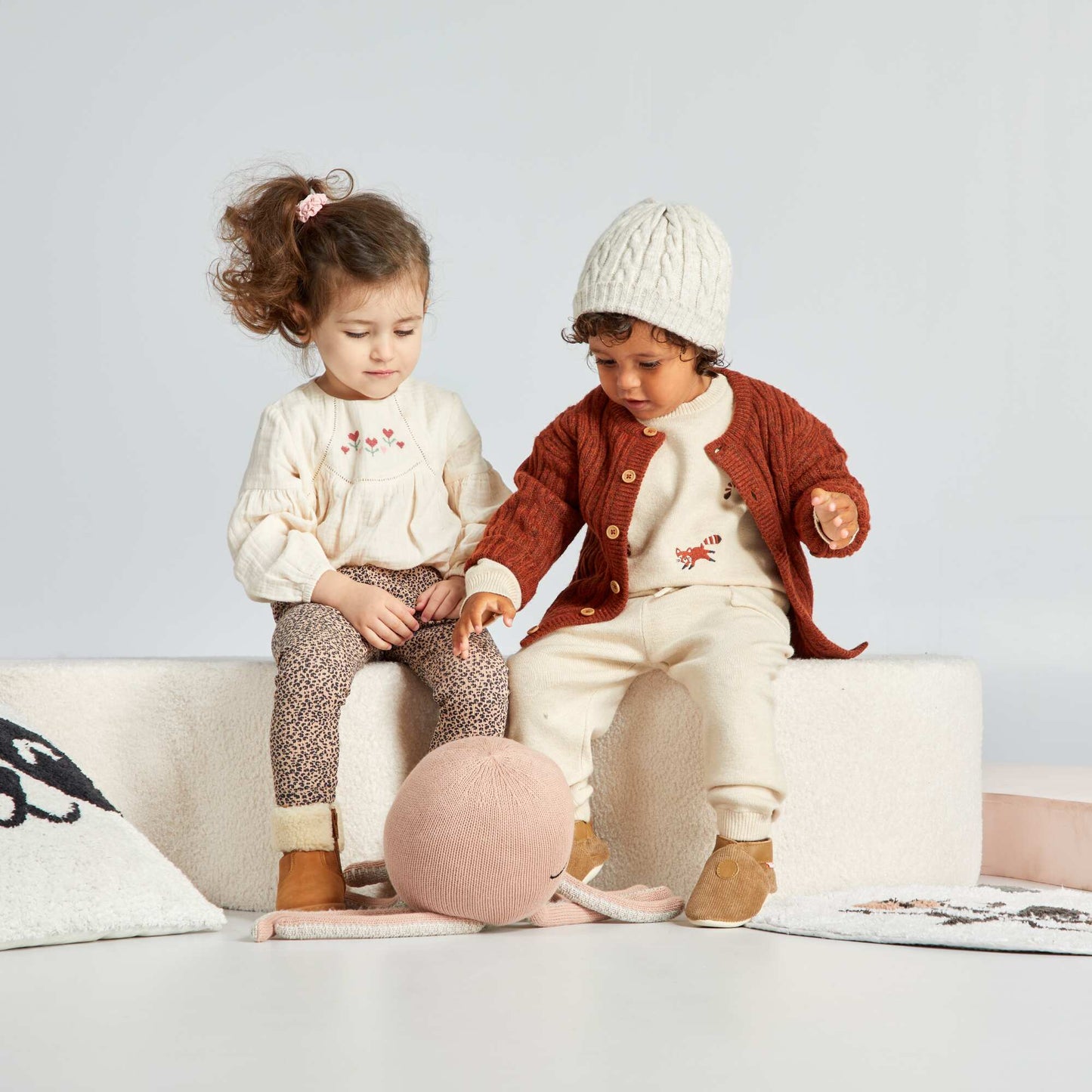 Jumper + trousers set - 2-piece set BEIGE