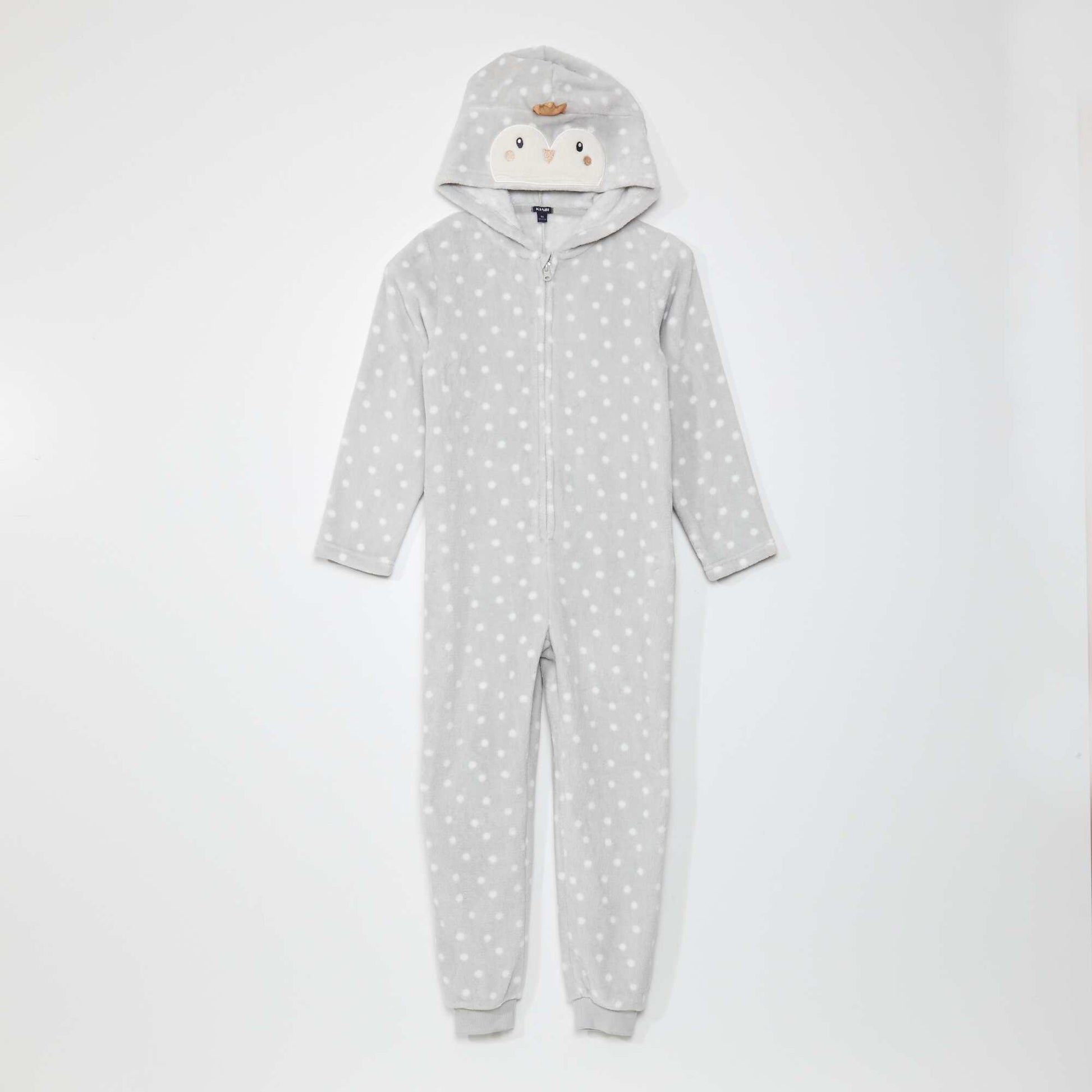 Hooded Mustonné effect onesie PENGUIN