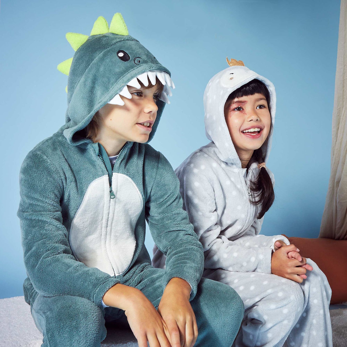 Hooded Mustonné effect onesie PENGUIN