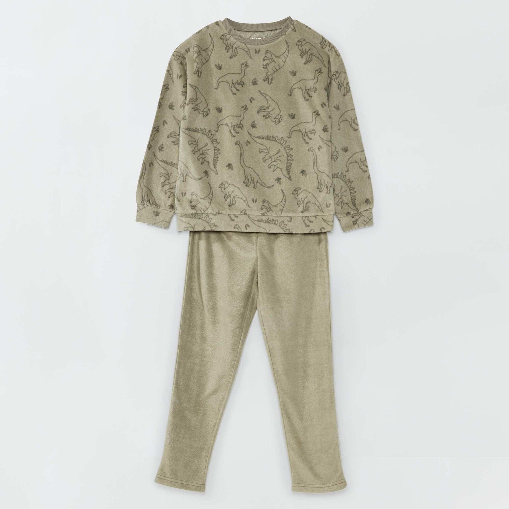 Fleece pyjamas GREEN